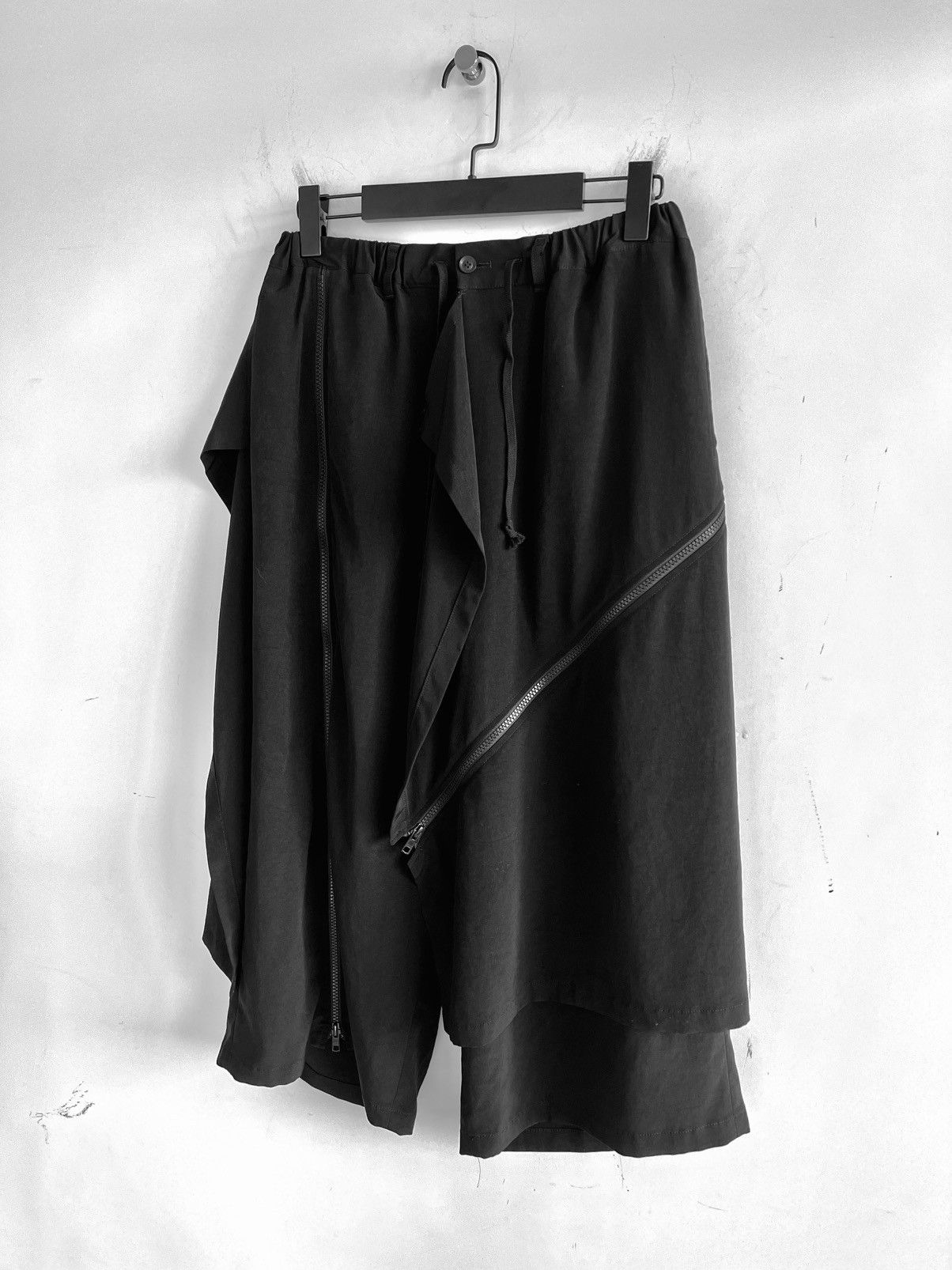 Yohji Yamamoto B Yohji Yamamoto - de Chine Multi Zip Layered Drape Pants Size US 30 / EU 46 - 7 Thumbnail