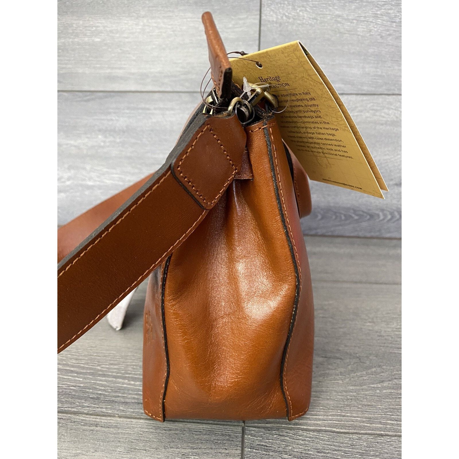 Patricia Nash Patricia Nash Top Handle Satchel Tan color bag A373034 Size ONE SIZE - 4 Thumbnail