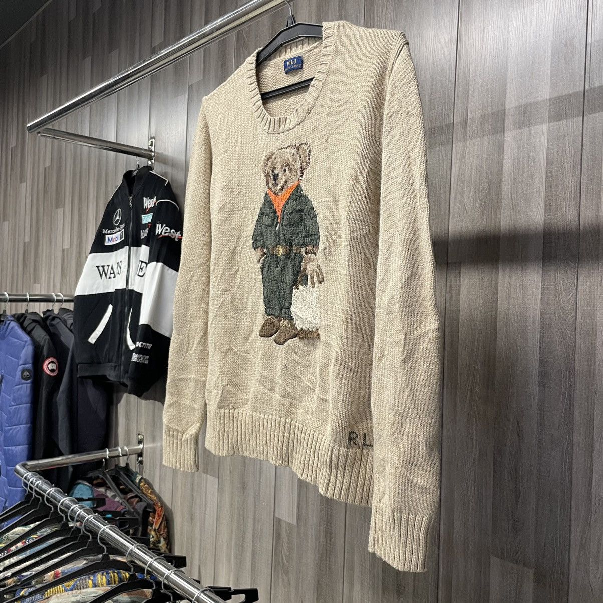 Polo Ralph Lauren Polo Ralph Lauren polo bear sweater Size US XL / EU 56 / 4 - 3 Thumbnail