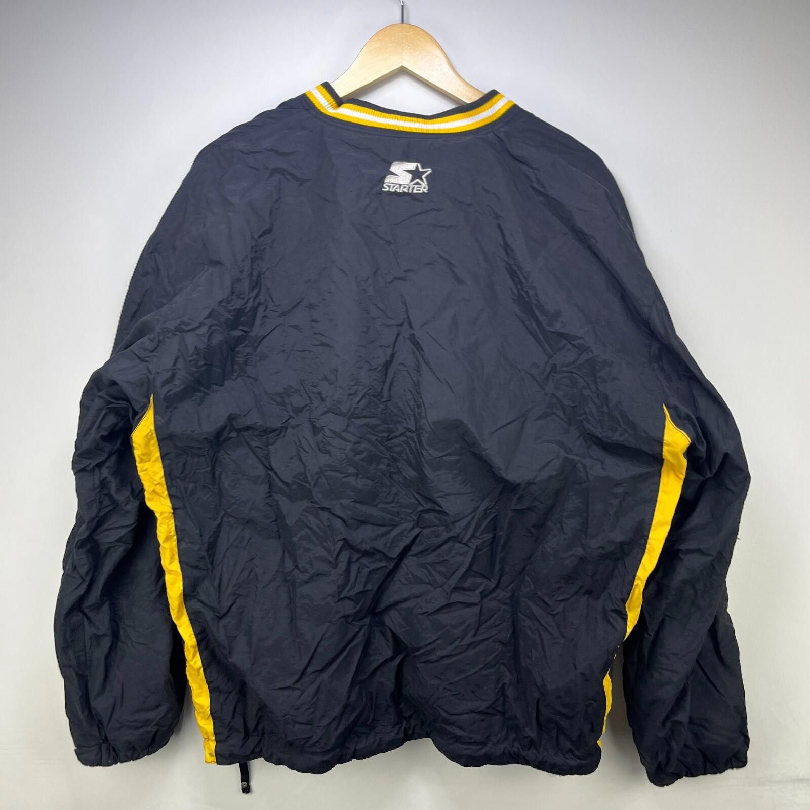 Starter Vintage 90s Starter Pittsburgh Steelers Pullover Jacket Size ONE SIZE - 11 Thumbnail