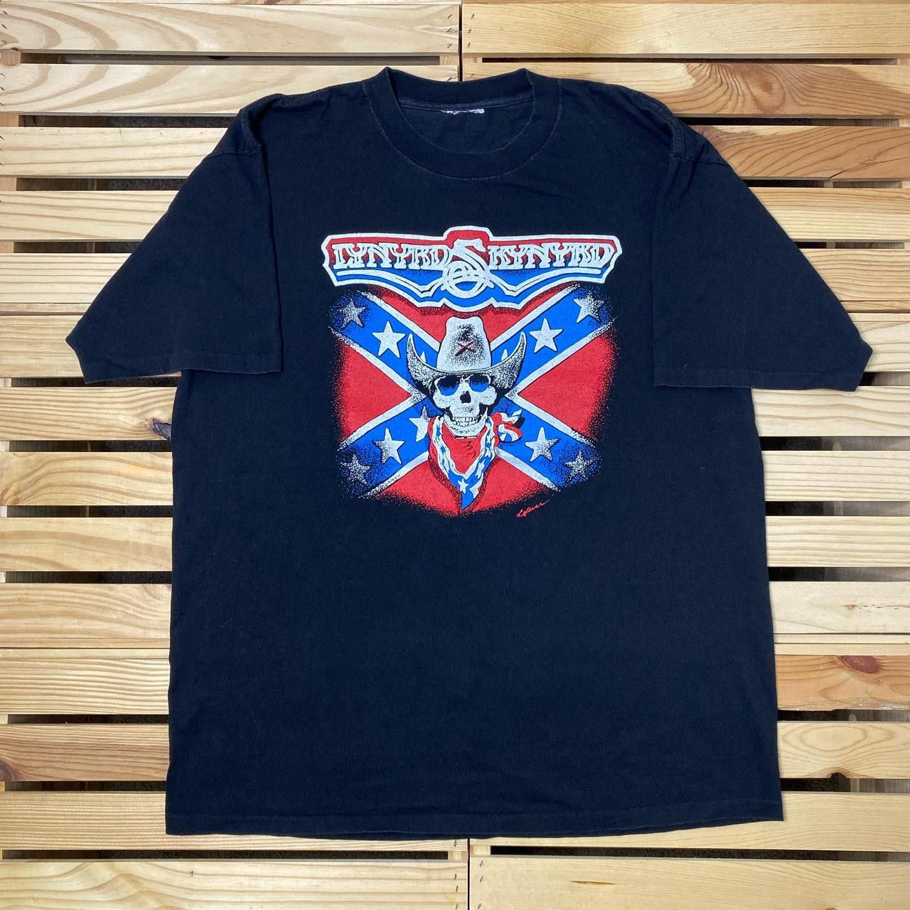 Other Vintage Lynyrd Skynyrd Black Band Tee Size XL Size US XL / EU 56 / 4 - 2 Thumbnail