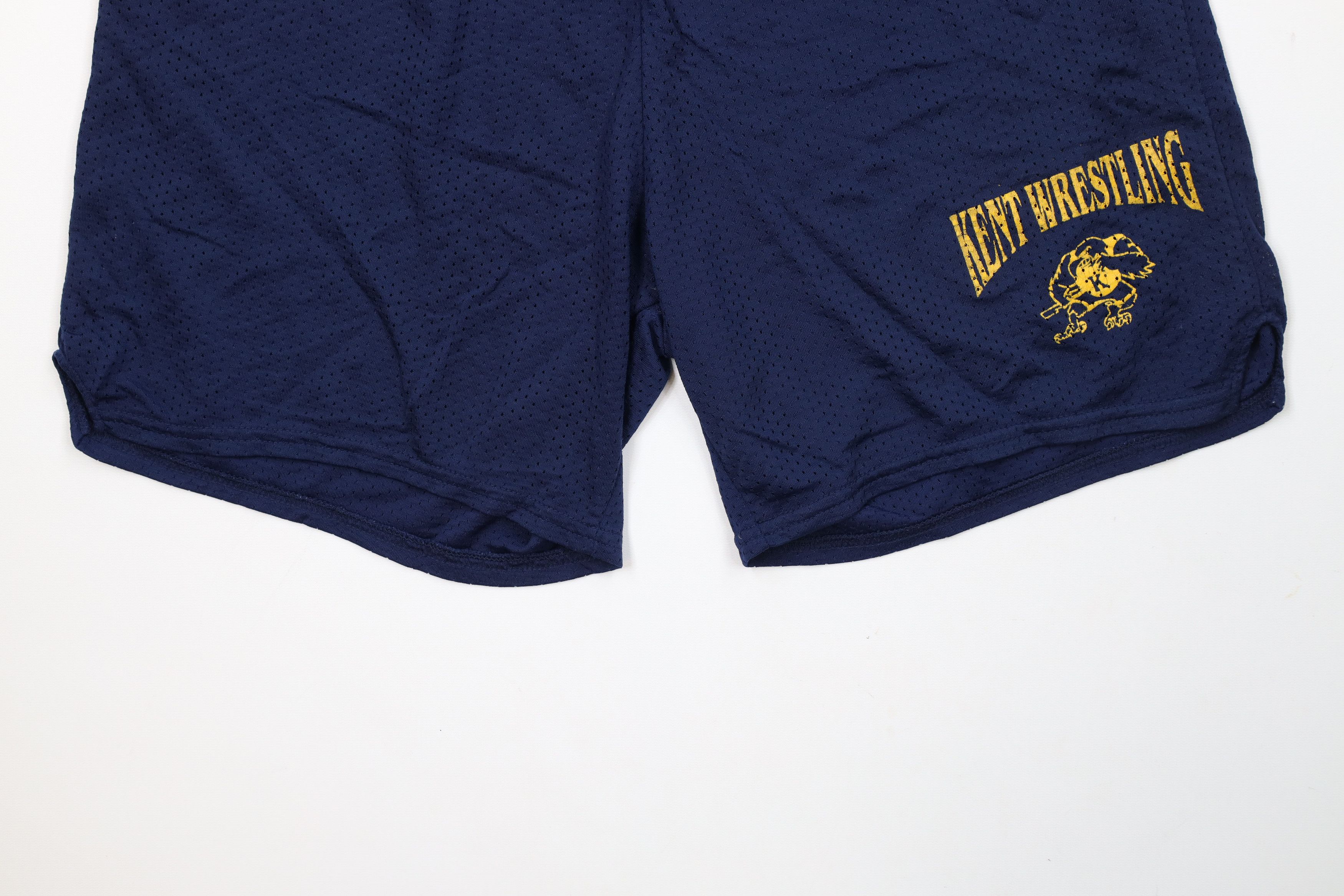 Russell Athletic × Vintage Vintage 90s Russell Athletic University Wrestling Shorts Size US 34 / EU 50 - 4 Thumbnail