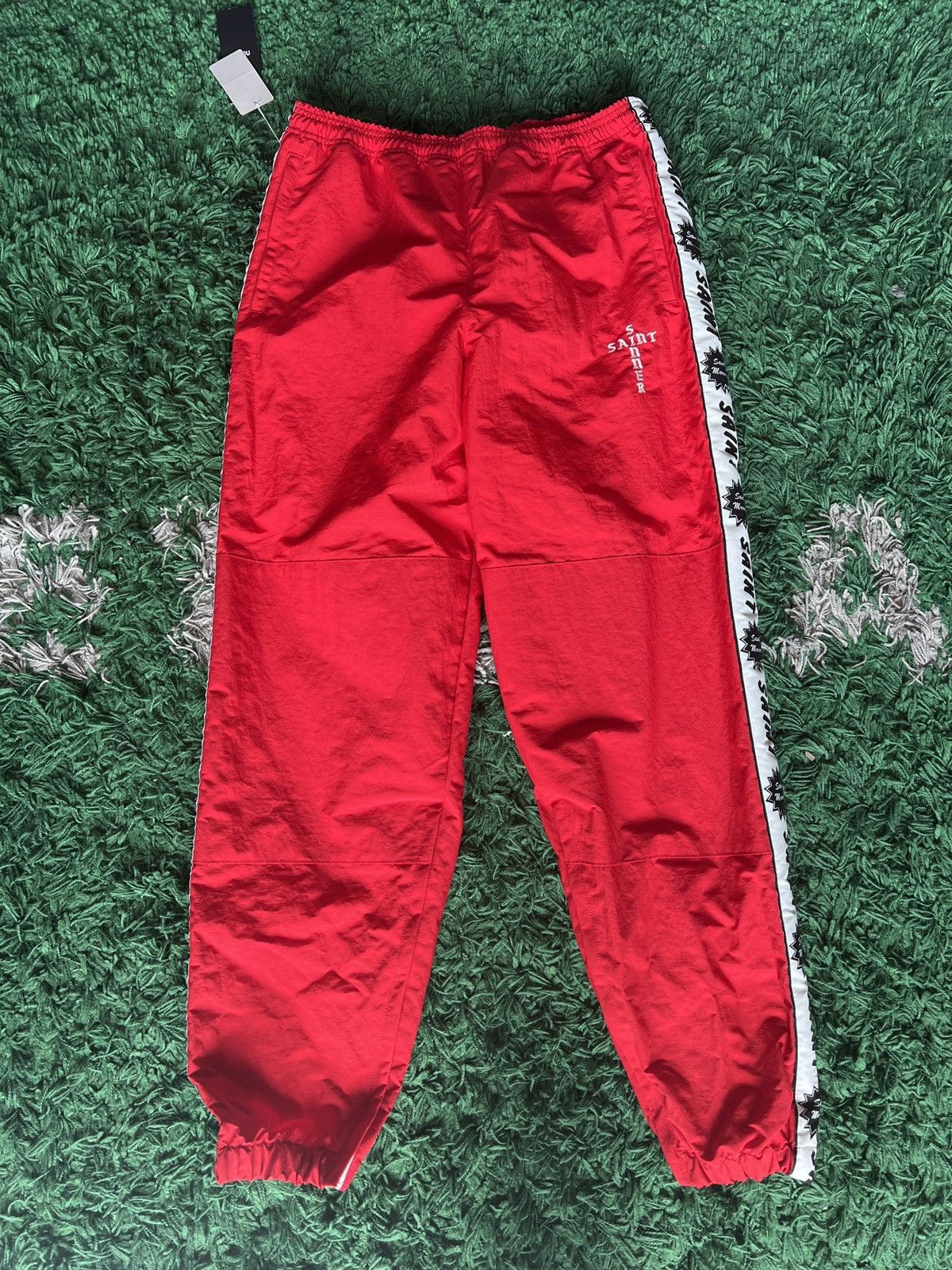 Saint Michael Saint Michael Track Pants Red Size US 31 - 1 Thumbnail