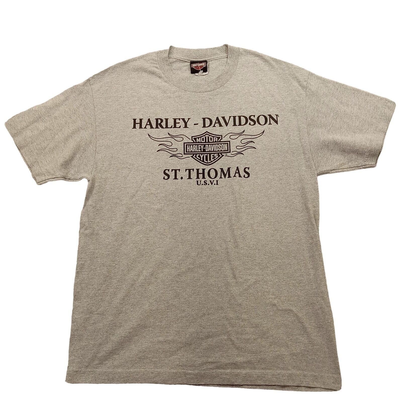 Harley Davidson Harley Davidson T-Shirt L Men's Biker Motorcycle St. Thomas Size US L / EU 52-54 / 3 - 2 Thumbnail