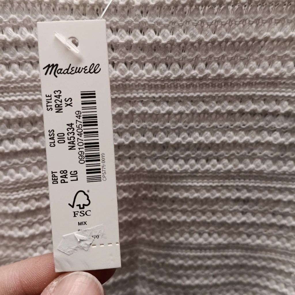 Madewell NWT Madewell Crochet-Knit Cutaway Tank Size XS / US 0-2 / IT 36-38 - 9 Thumbnail