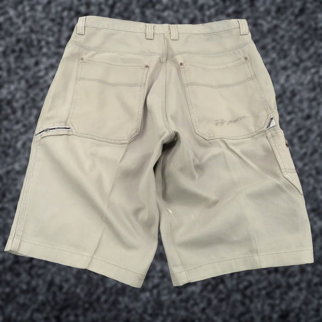 Vintage VTG PJ MARK Baggy Shorts Mens 36 Y2K Fat Albert Platinum Carpenter Skater 90s Hip Hop Denim Gray 5-Pocket Size US 36 / EU 52 - 1 Thumbnail