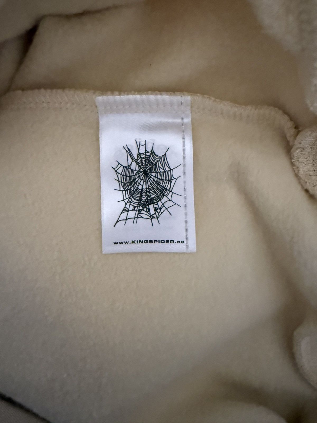 Sp5der Sp5der Creme Beluga Hoodie Size XXL Size US XXL / EU 58 / 5 - 7 Thumbnail