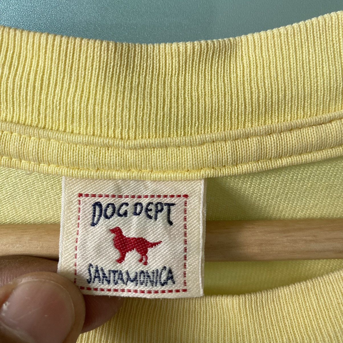 Japanese Brand Thrashed Faded Vintage 90s Dog Dept Santa Monica ERD GRUNGE Size US L / EU 52-54 / 3 - 4 Thumbnail