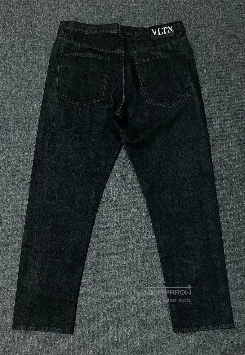 Valentino Valentin Black Gray Denim Jeans. Size US 32 / EU 48 - 2 Thumbnail