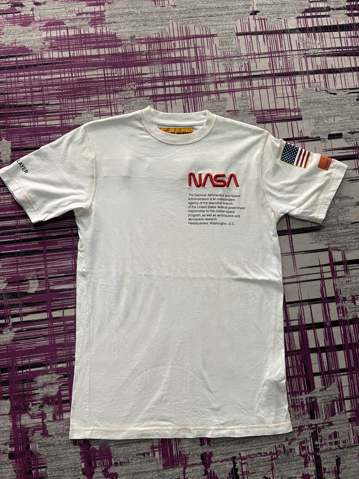 Heron Preston VINTAGE HERON PRESTON NASA EMBROIDERY VERY RARE Size US XS / EU 42 / 0 - 2 Thumbnail
