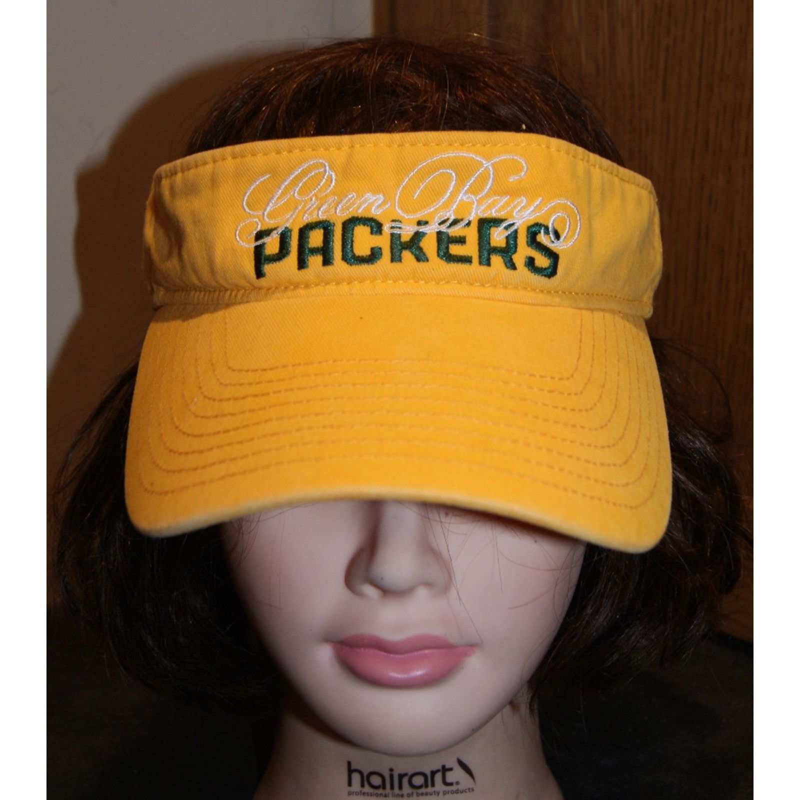 Reebok VTG Y2K Green Bay Packers Reebok Golf Visor Hat Size ONE SIZE - 2 Thumbnail