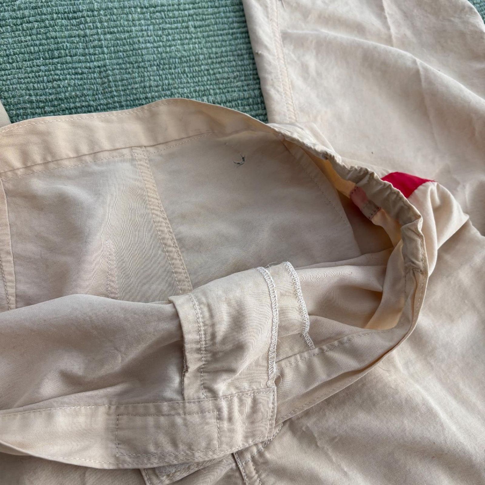 Vintage 1940s era vintage athletic pants red striped size 33x34 Size US 33 - 3 Thumbnail
