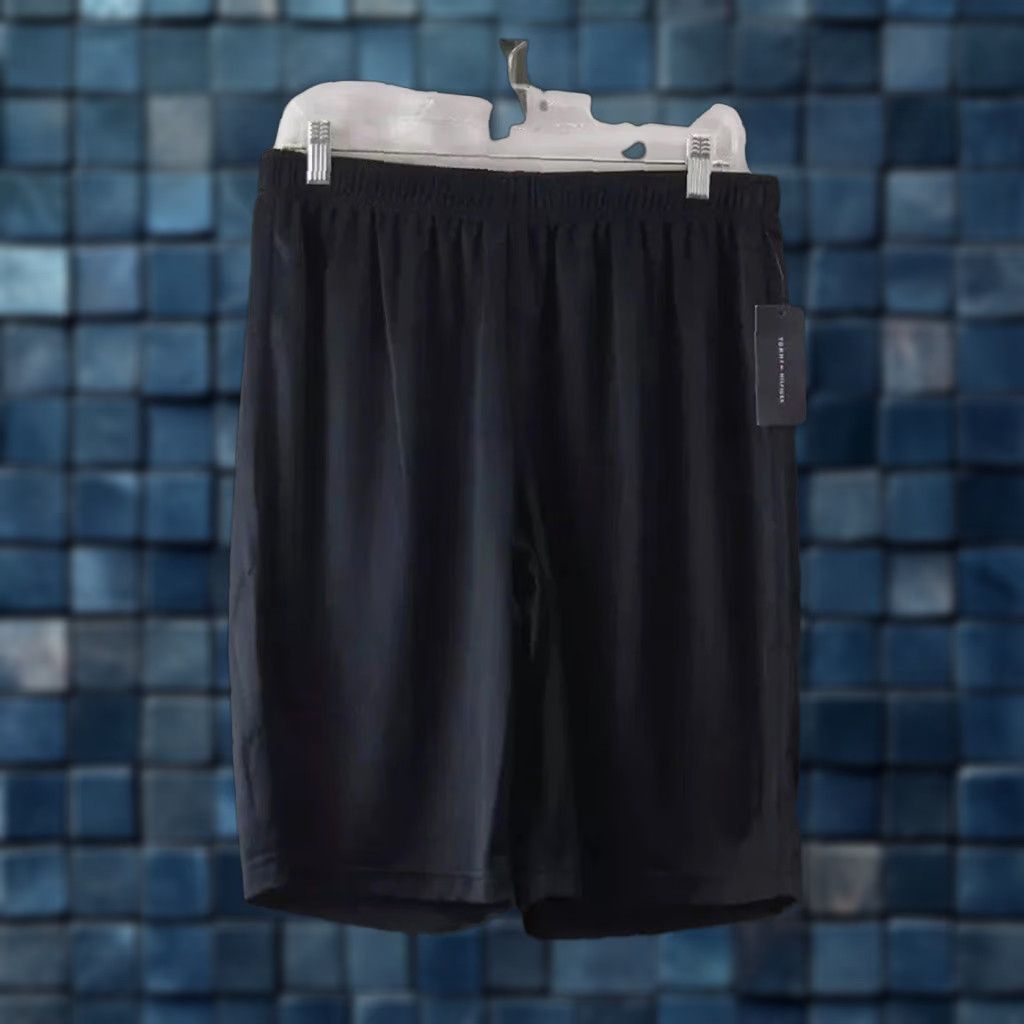 Tommy Hilfiger Tommy Hilfiger CoEd Basketball Shorts Men M Dark Navy Blue Uniform Activewear Size US 31 - 1 Thumbnail