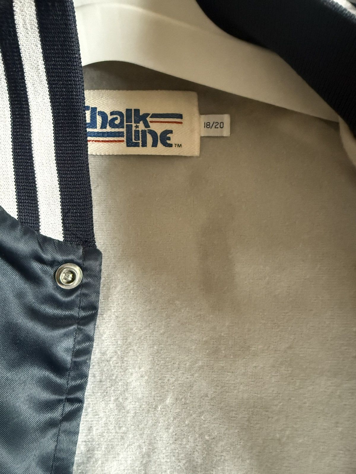 Chalk Line Vinatge 1988 Chalkline Yankees Jacket Youth Navy Satin Size US XXS / EU 40 - 4 Thumbnail