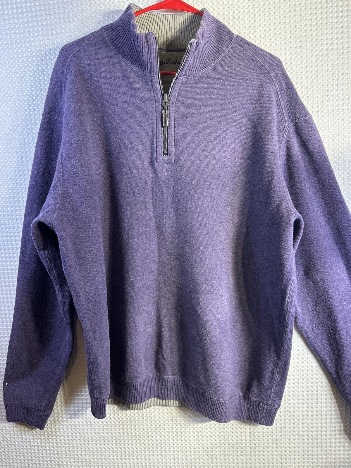 Tommy Bahama Tommy Bahama Reversible Quarter Zip Pullover Sweater Size US XL / EU 56 / 4 - 3 Thumbnail