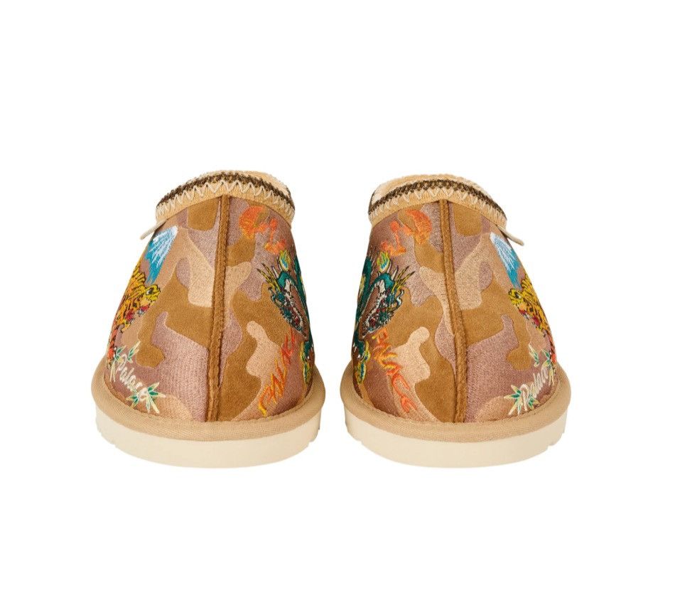 Palace × Ugg Palace Ugg Tasman Slipper Tan Chestnut Camo Size US 10 / EU 43 - 3 Thumbnail