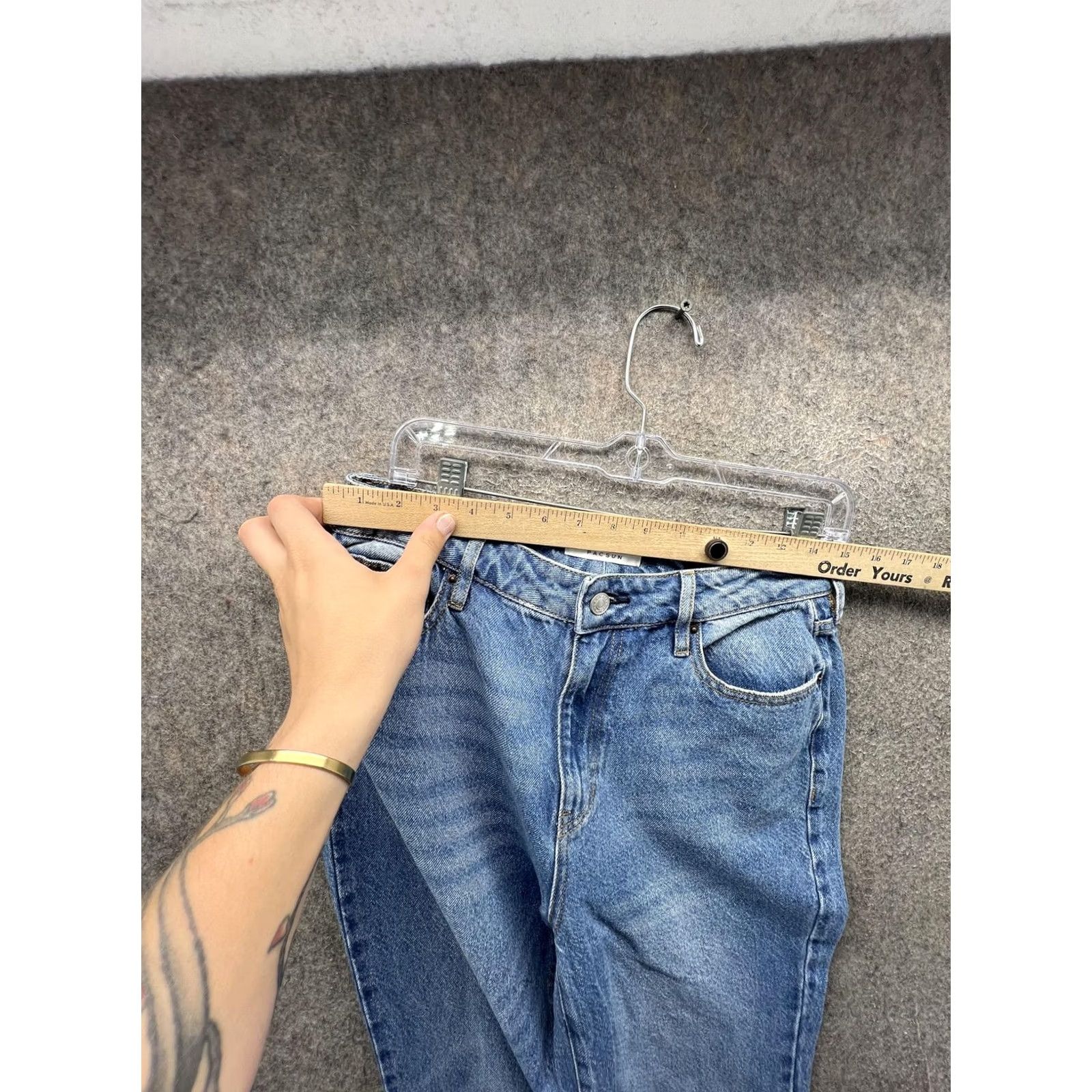 Pacsun PacSun Mom Jean Jeans Womens 28 Blue Medium Wash High Rise Relaxed Denim Pants Size 28" / US 6 / IT 42 - 2 Thumbnail