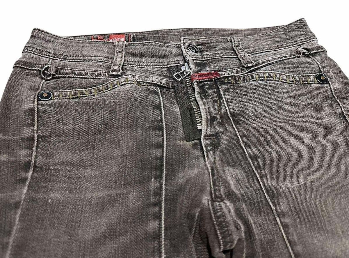 Marithe + Francois Girbaud 🔥Y2K Marithe Francois Girbaud Skinny Biker Jeans Size US 30 / EU 46 - 3 Thumbnail