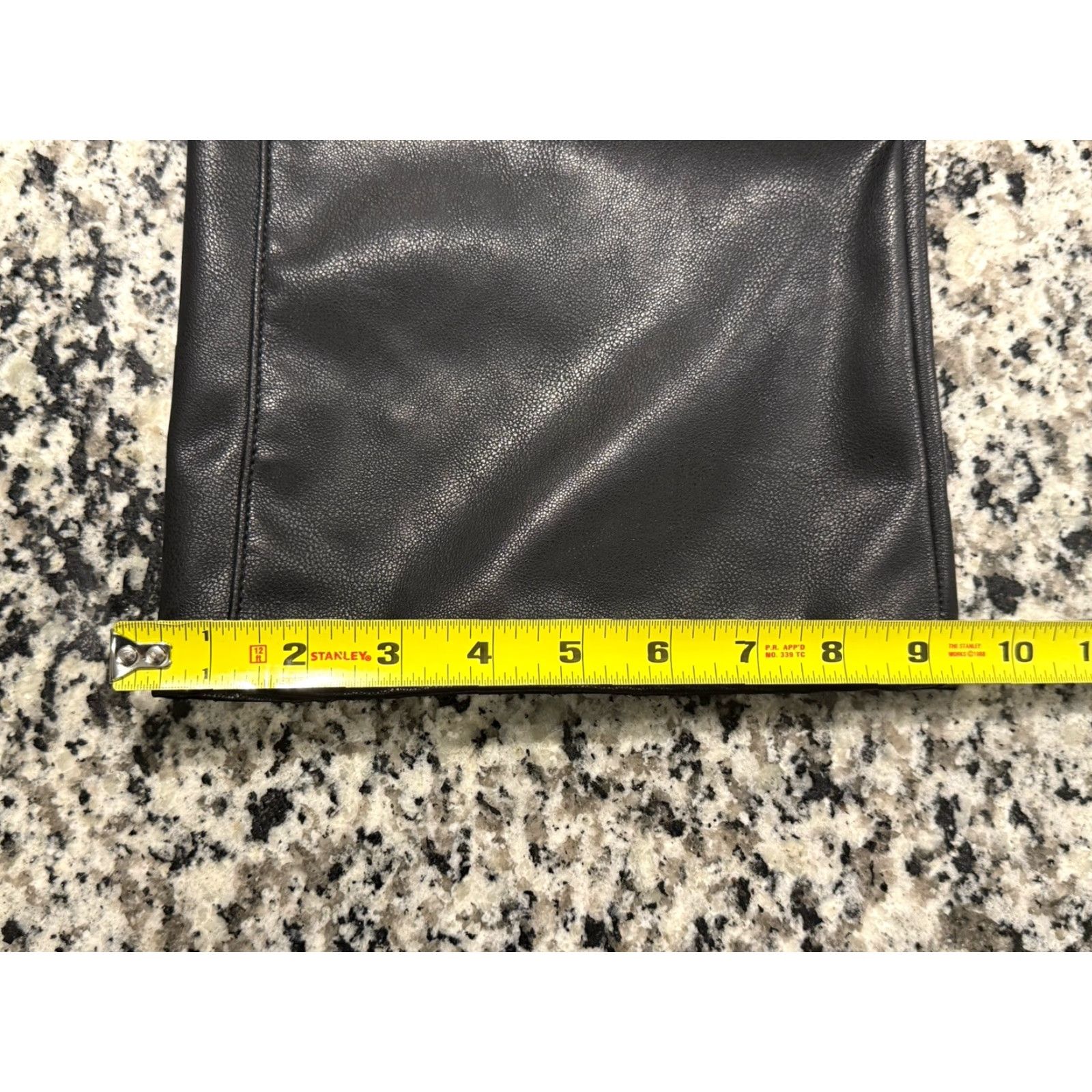 Vintage Judy Blue Faux Leather Bootcut Pants Women Regular 30x32 Black High Rise 7/28 Zip 30 32 Size 30" / US 8 / IT 44 - 2 Thumbnail