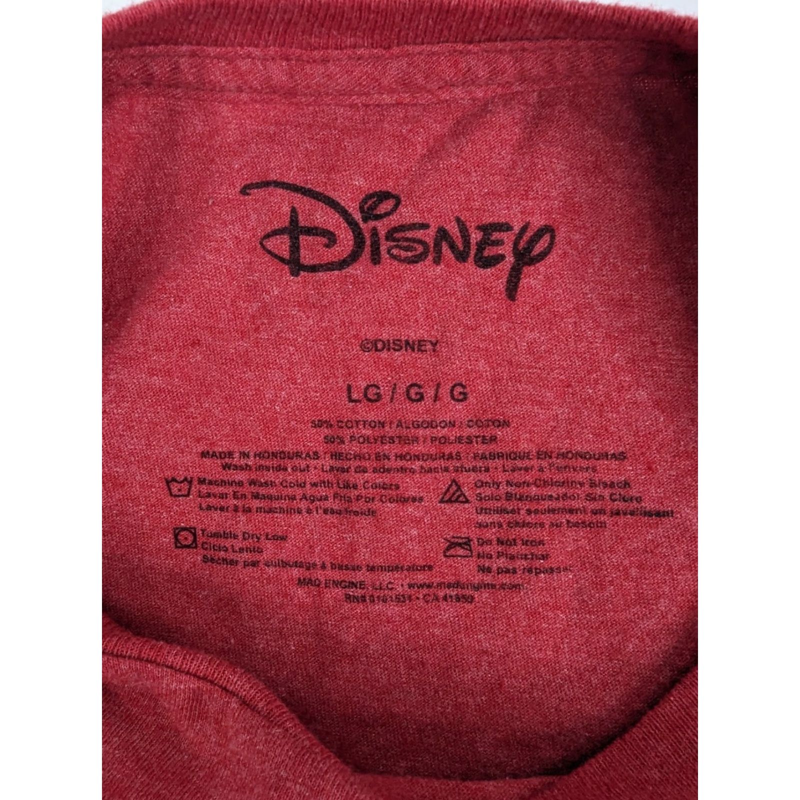 Disney Disney Lion King Hakuna Matata Short Sleeve T-Shirt Men Large Red Disney Lion King T-Shirt Mens Large Red Hakuna Matata Size US L / EU 52-54 / 3 - 7 Thumbnail