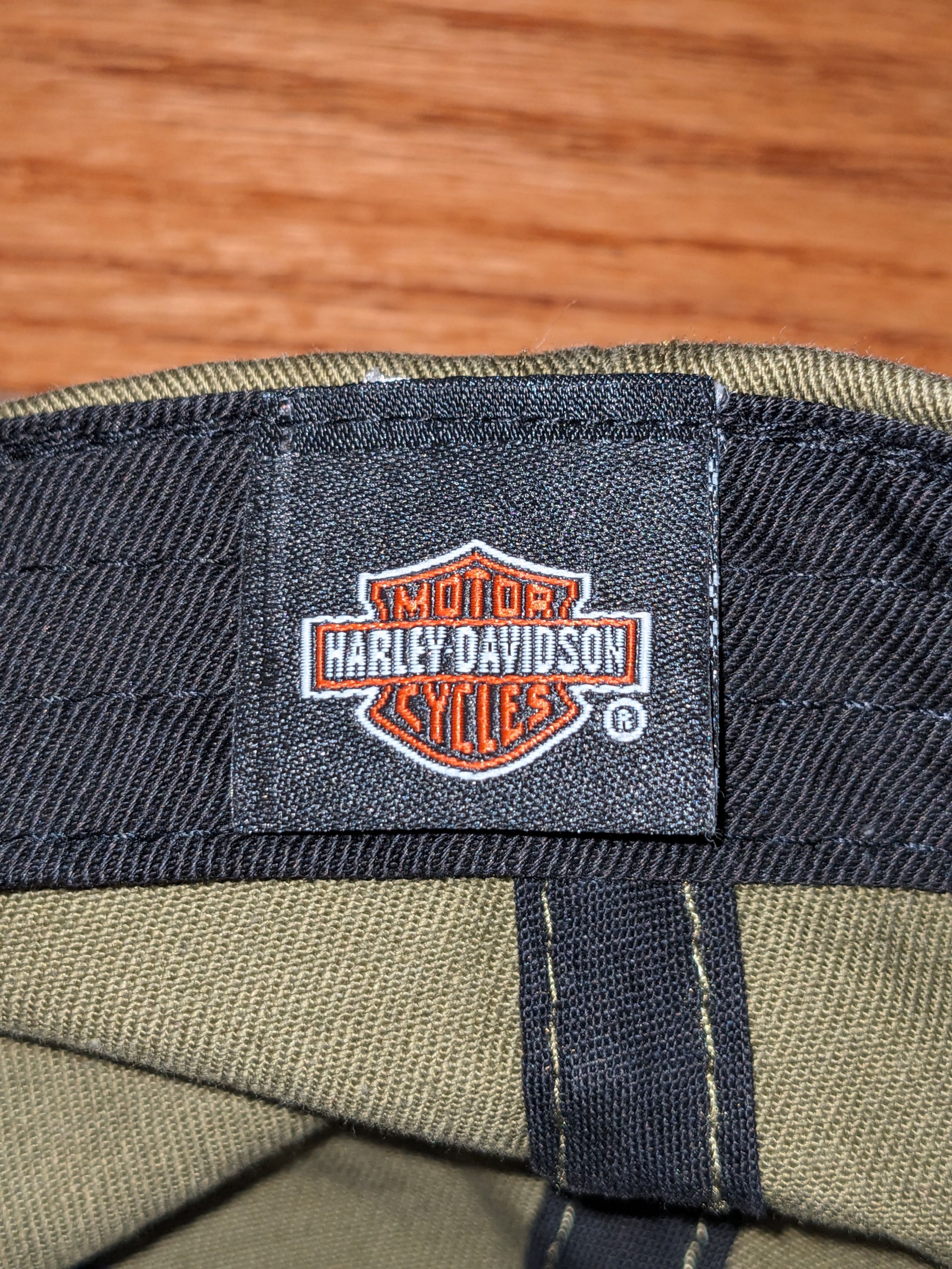 Harley Davidson × Vintage Vintage Y2K Harley Davidson Motorcycle Woman's Velcro Hat Size ONE SIZE - 7 Thumbnail