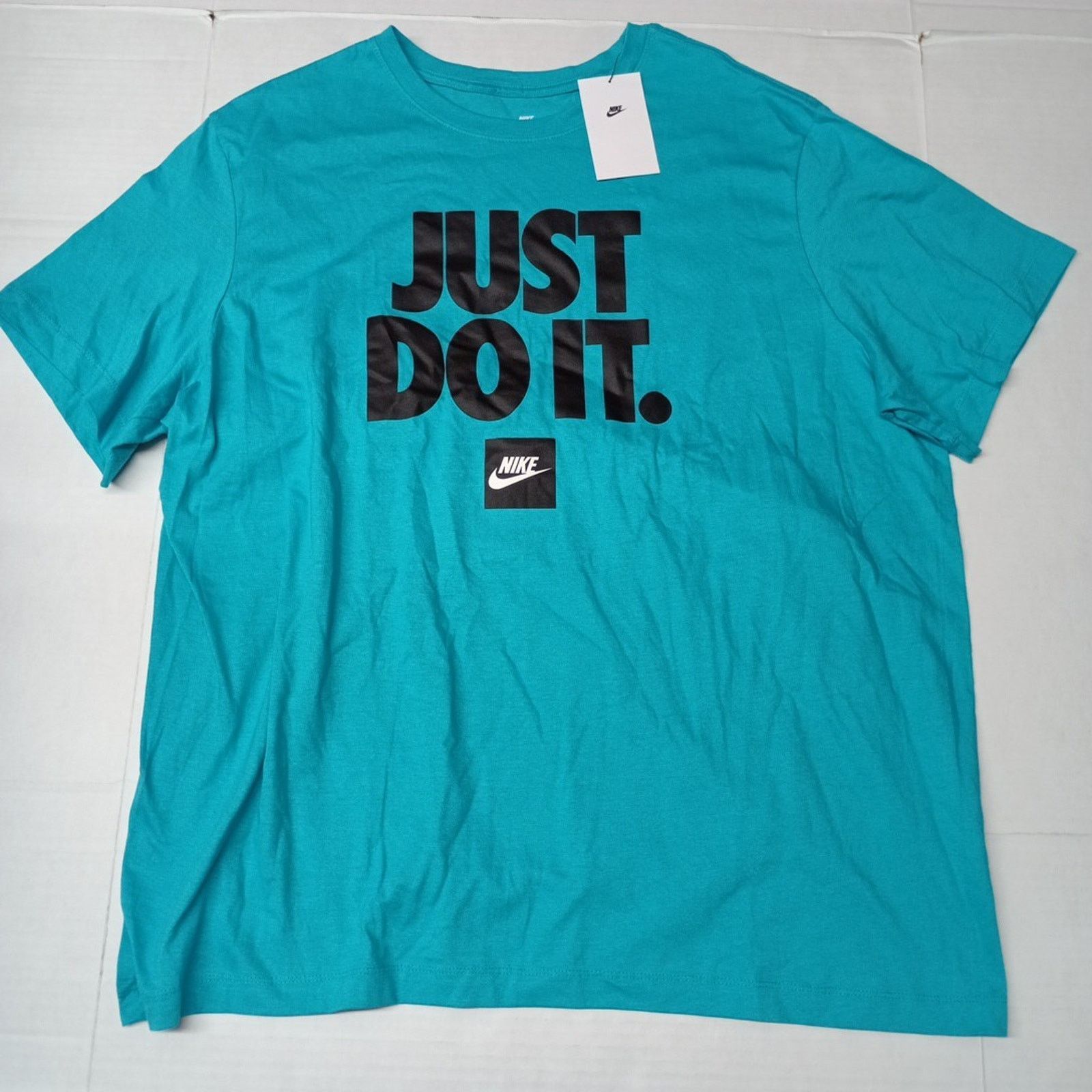 Nike Nike Tee Shirt Men 2XL Sportswear "Just Do It" Graphic Green Size US XXL / EU 58 / 5 - 1 Thumbnail