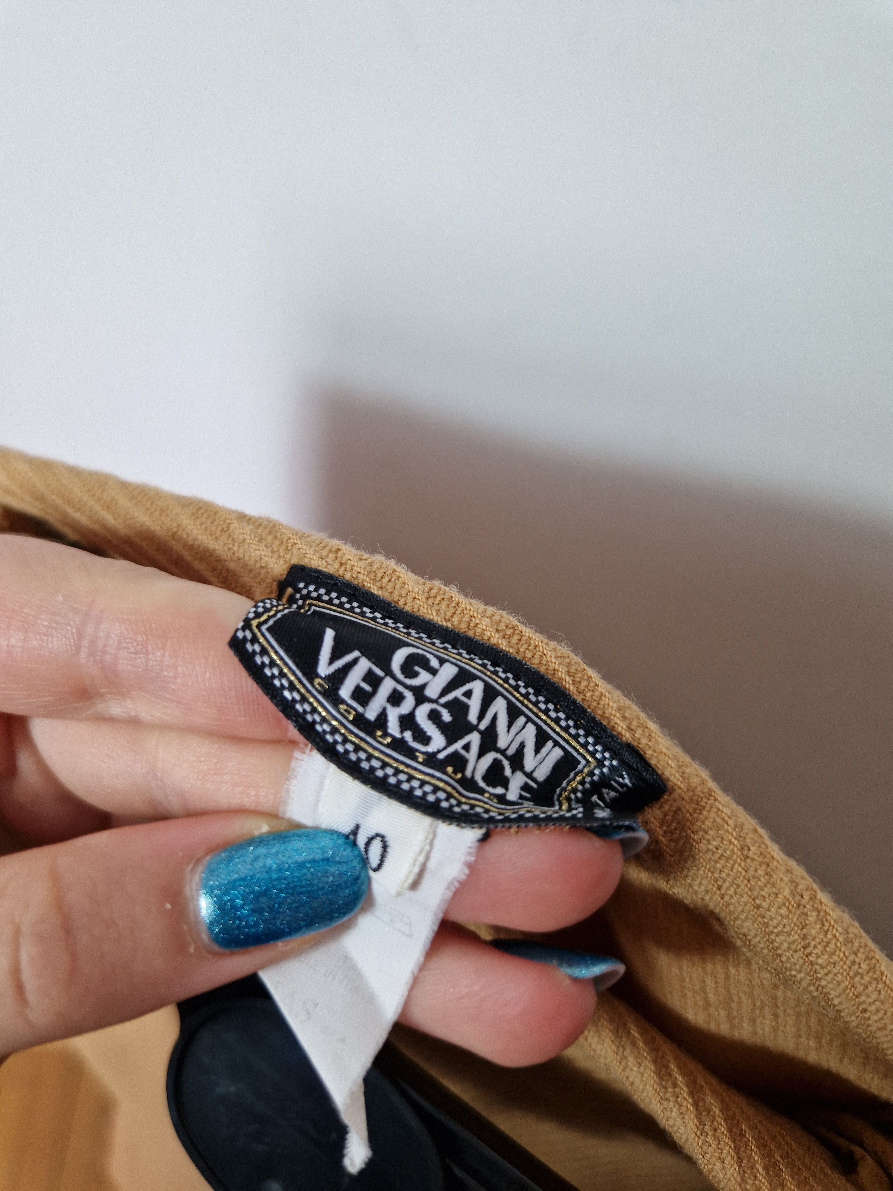Versace Gianni Versace vintage flare striped pants Size 27" / US 4 / IT 40 - 8 Thumbnail