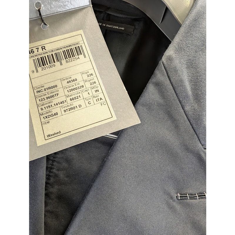 Tom Ford o1rshd1 Washed Giacca Jacket Suit in Black Size US S / EU 44-46 / 1 - 10 Thumbnail