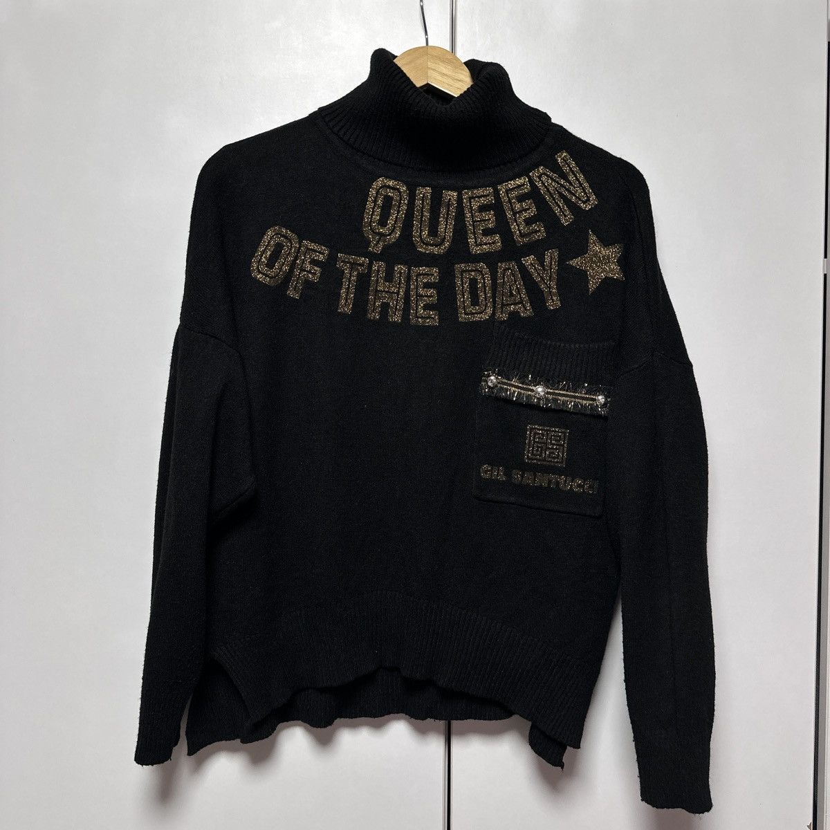 Other Gil Santucci sweater angora luxury avant garde Size L / US 10 / IT 46 - 1 Thumbnail