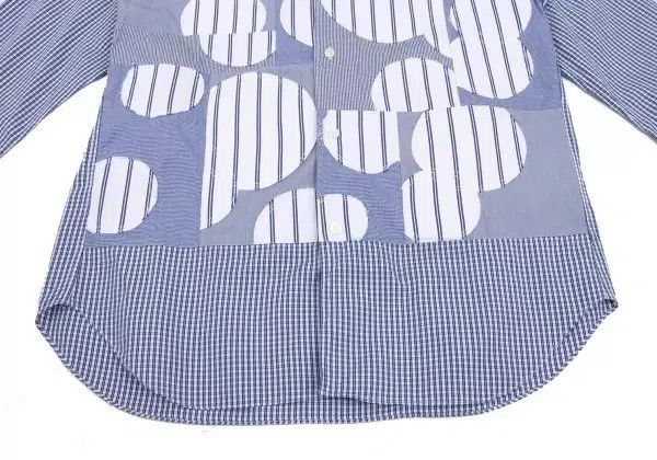 Comme des Garcons Comme Des Garcons Blue Vintage Plaid Shirt Top Size L / US 10 / IT 46 - 8 Thumbnail