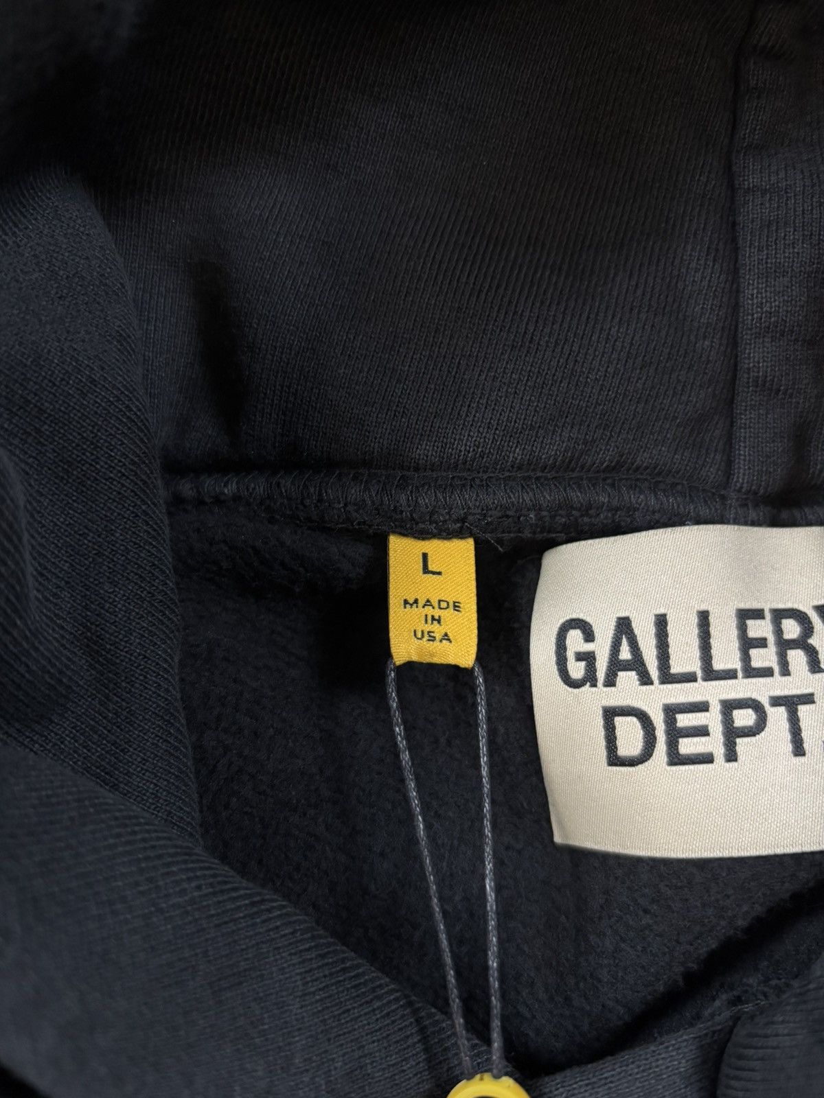 Gallery Dept. Gallery Dept Paint Logo Hoodie, Washed Black Size US L / EU 52-54 / 3 - 9 Thumbnail