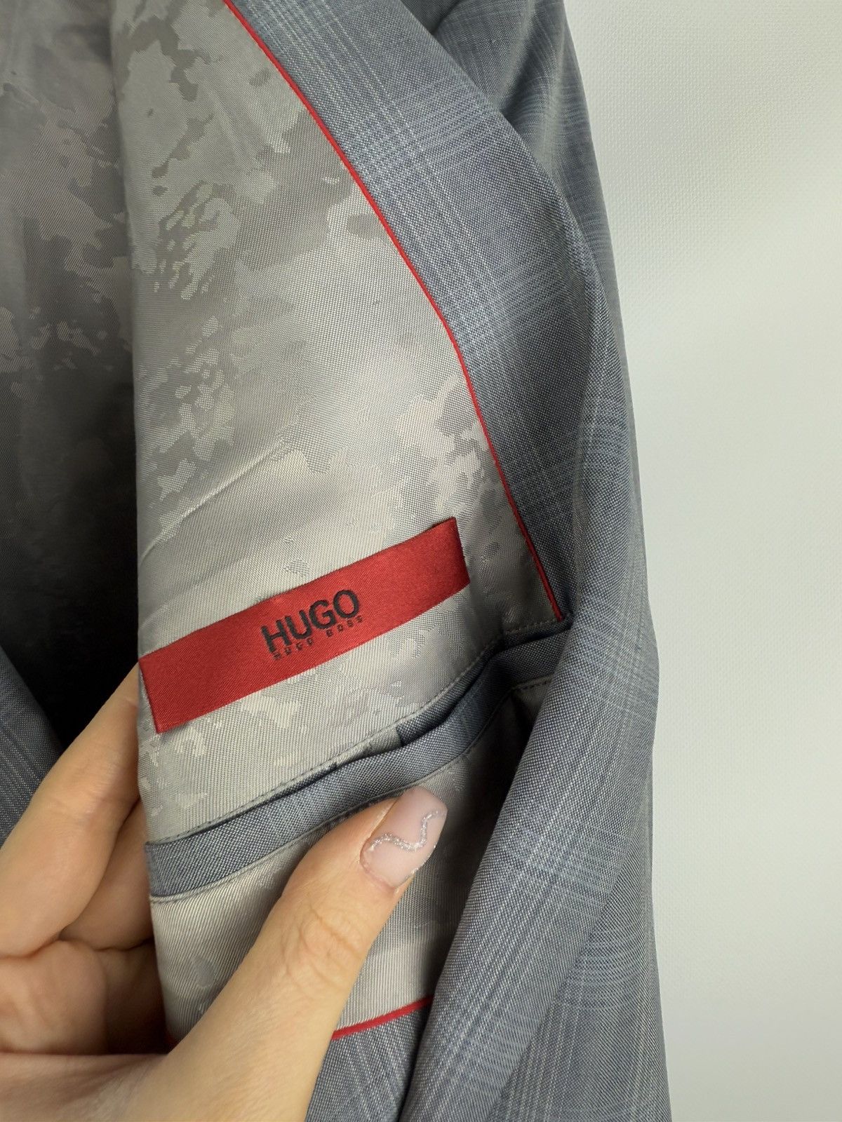 Hugo Boss Hugo Boss Amaro/Helse Wool Plaid 2 Piece Suit Blazer Pants Size 40L - 13 Thumbnail