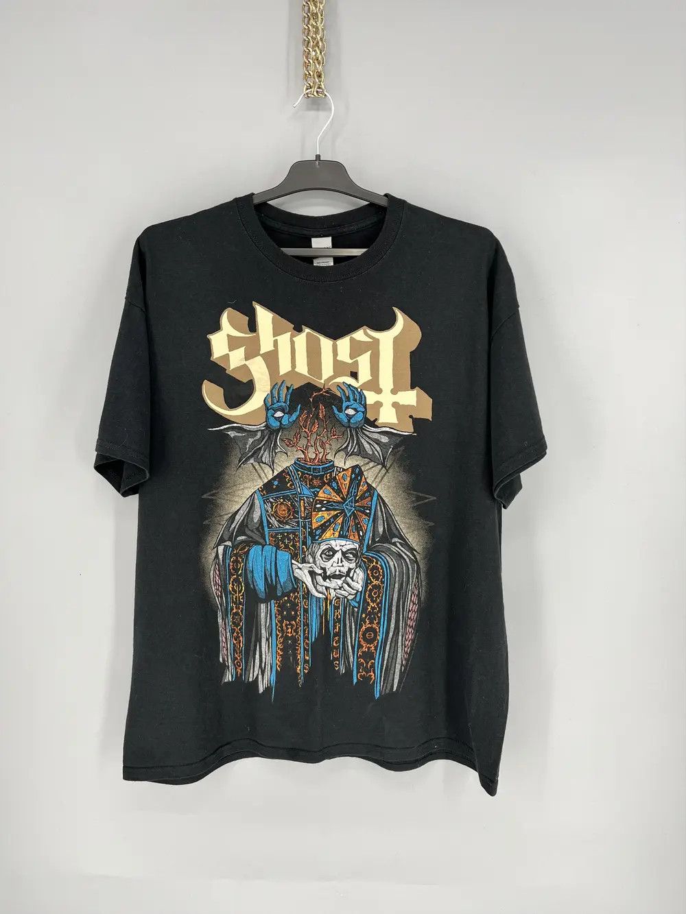Other Vintage 90s Ghost 666 Skulls Vamp Dead Face Horror Tee 90s Size US XL / EU 56 / 4 - 1 Thumbnail