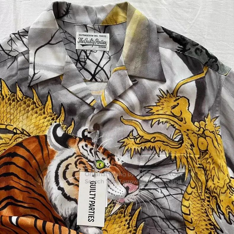 Wacko Maria WACKO MARIA 22SS Dragon Tiger Hawaiian Shirt Size US XL / EU 56 / 4 - 2 Thumbnail