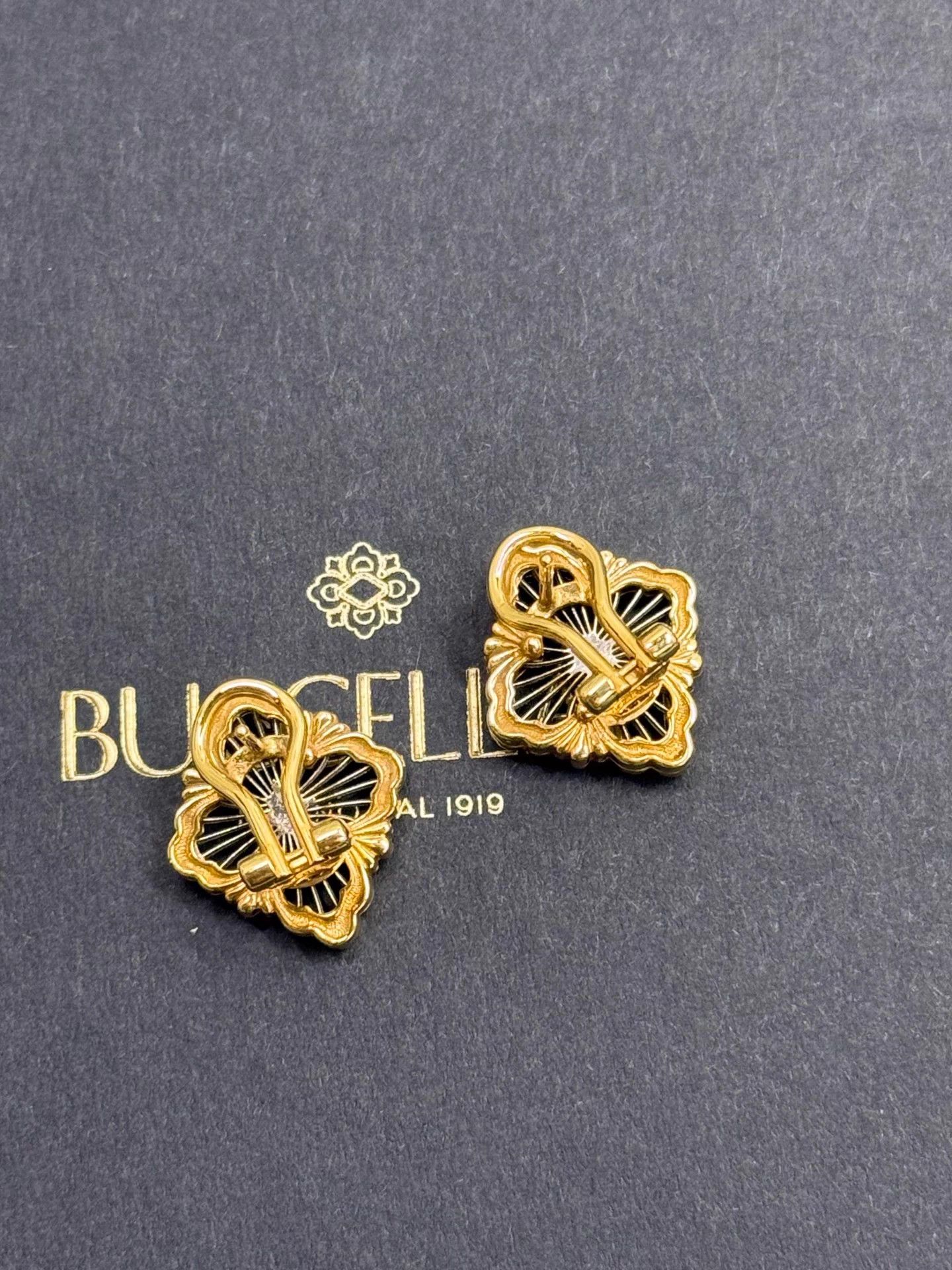 Buccellati Buccellati OPERA Tulle Agate Lace Openwork Earrings w/ Box Size ONE SIZE - 4 Thumbnail