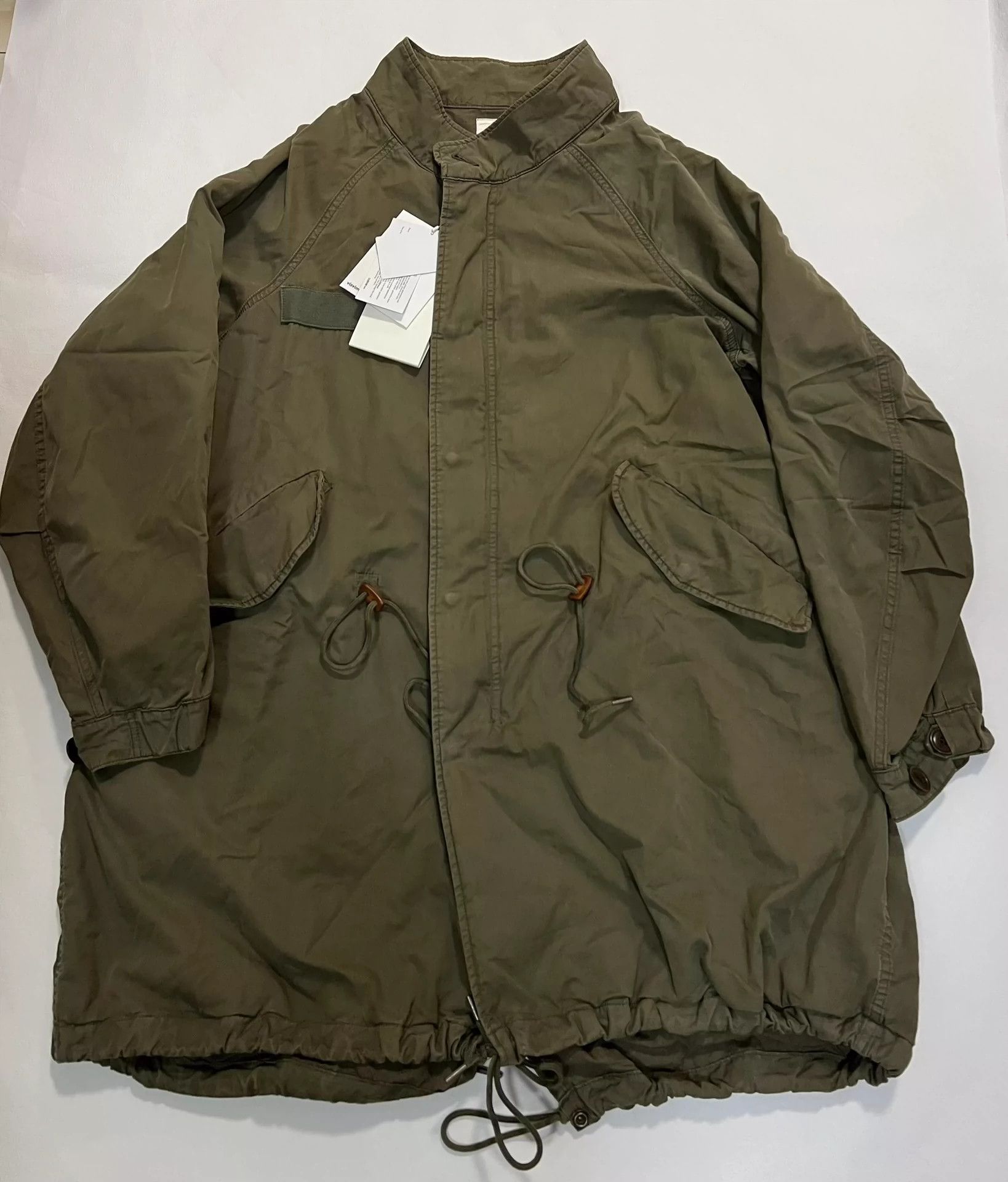 VISVIM 18ss SIX FIVE FISHTAIL PARKA (GIZA C/NY) M51