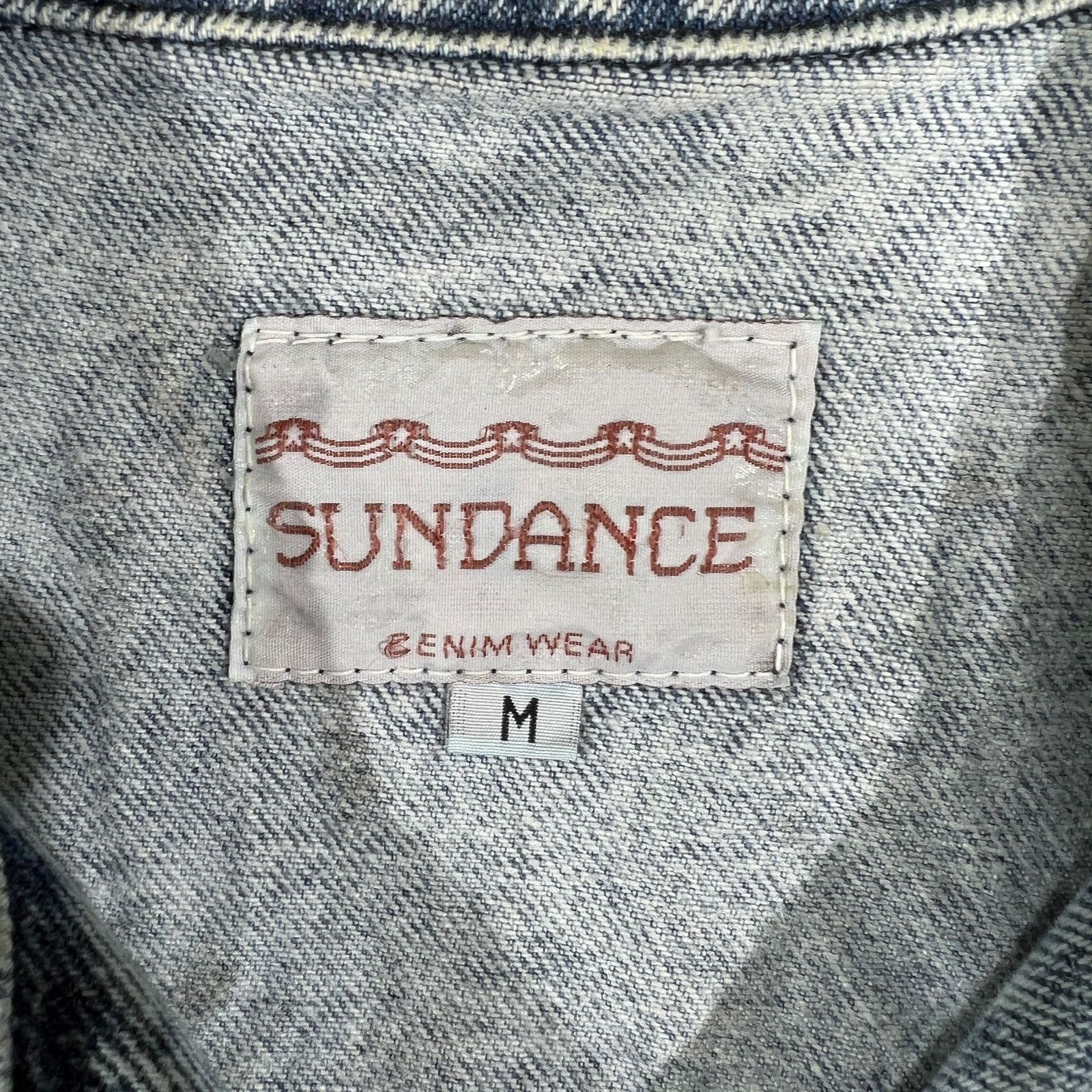 Vintage Vintage Sundance Southwest Design Denim Vest Size US M / EU 48-50 / 2 - 4 Thumbnail