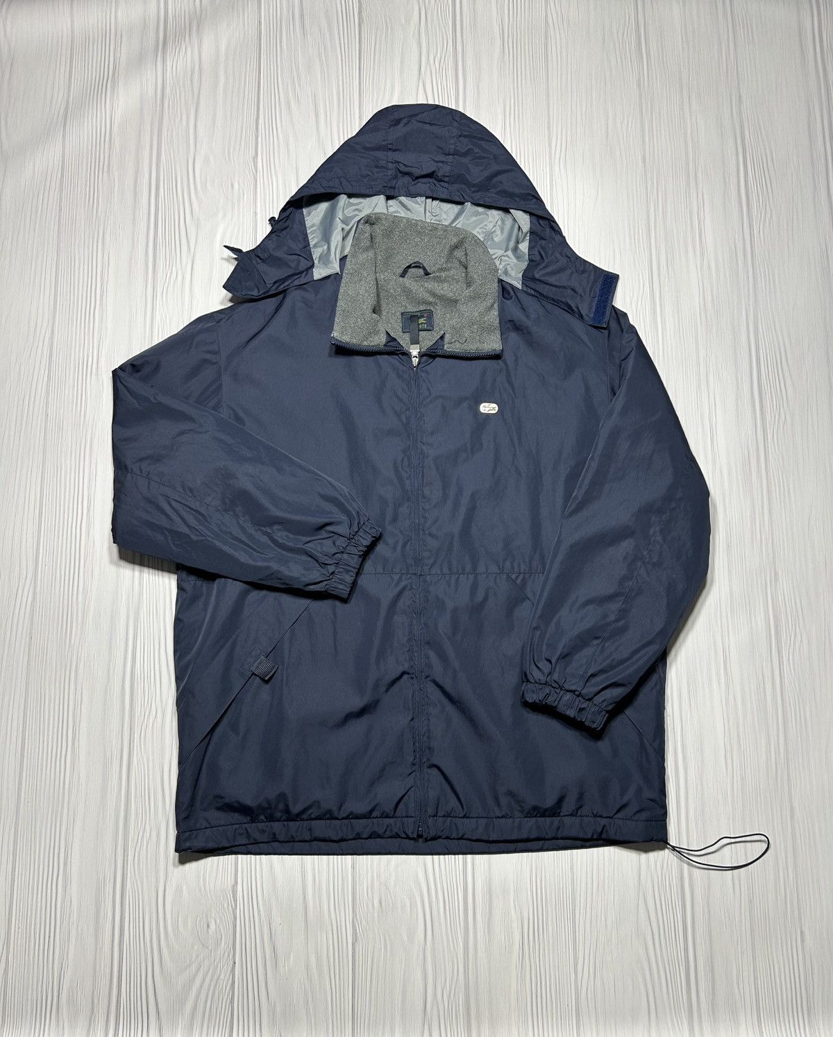 Lacoste Vintage Lacoste Nylon/Fleece Jacket Size 54(L-XL) Size US L / EU 52-54 / 3 - 1 Thumbnail