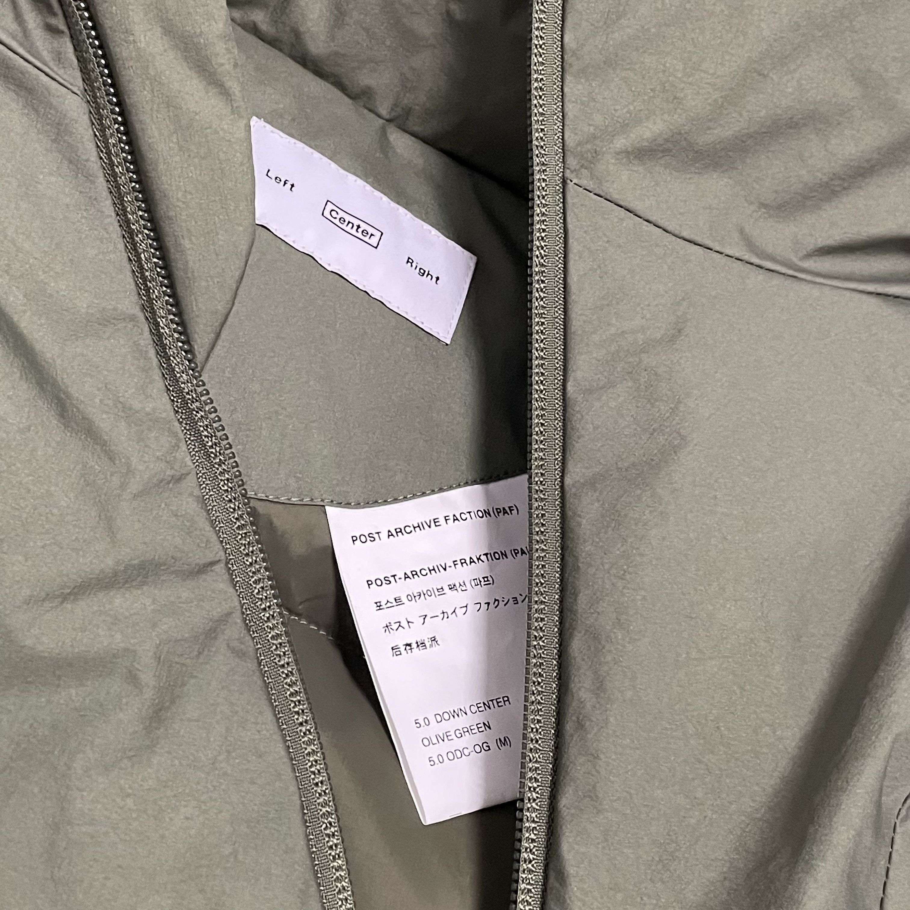POST ARCHIVE FACTION (PAF) 5.0 down jacket Size US M / EU 48-50 / 2 - 3 Thumbnail
