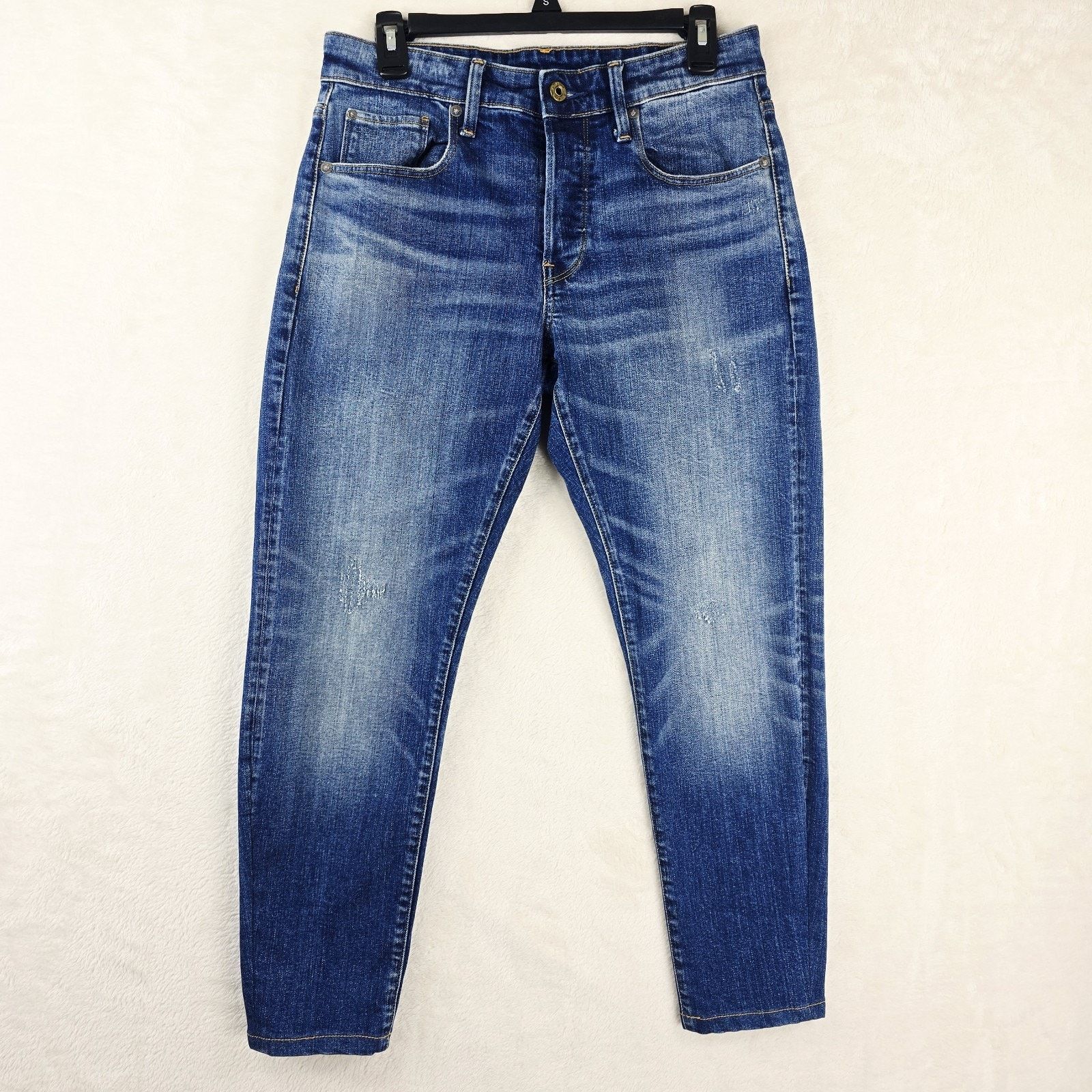 Other G Star Raw Jeans Mens 30x26 Blue Denim 3301 Straight Tapered Size US 30 / EU 46 - 2 Thumbnail