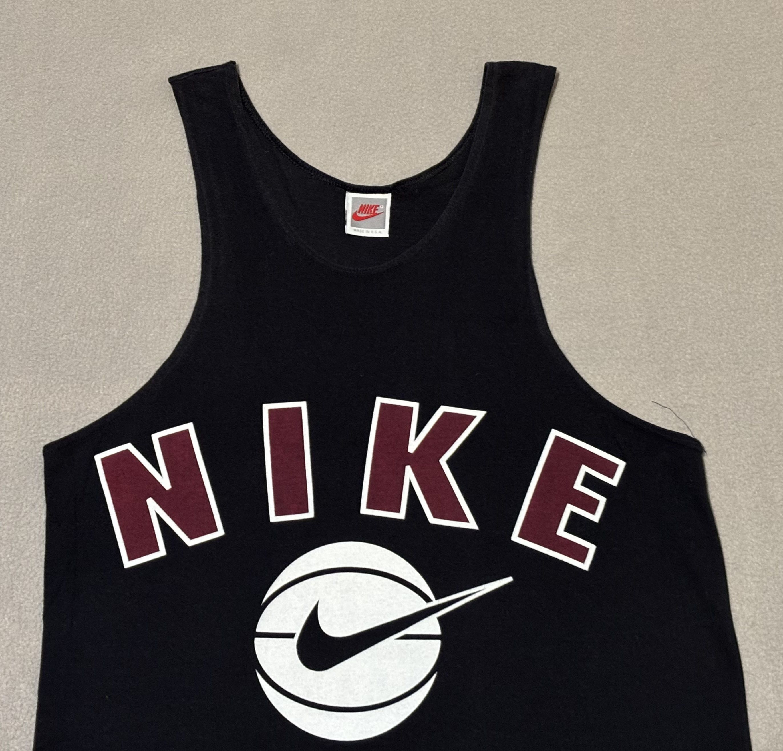 Nike Nike Basketball Vintage Sleeveless T-Shirt Size M Size US XL / EU 56 / 4 - 8 Thumbnail