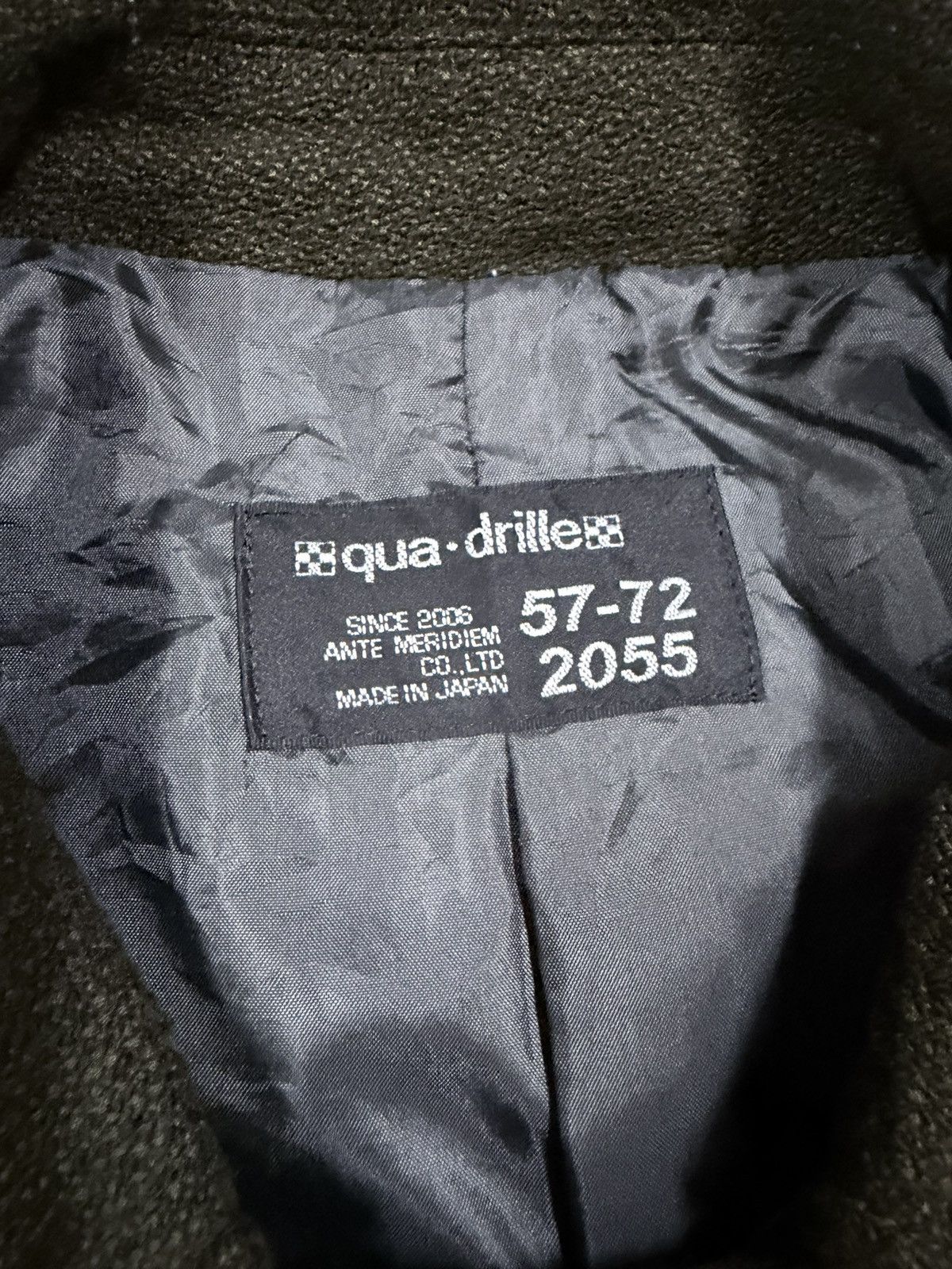 If Six Was Nine Vtg🔥Qua-Drille Salt & papper Buttoned Trench Coat Jacket Size US M / EU 48-50 / 2 - 17 Thumbnail