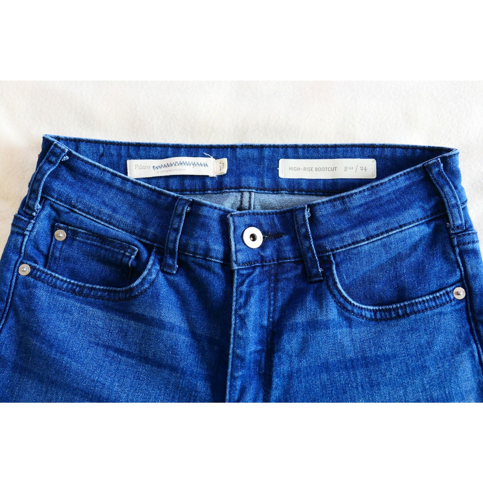 Anthropologie Pilcro and the Letterpress HR Bootcut Jeans Size 24 Size 24" / US 00 / IT 34 - 3 Thumbnail