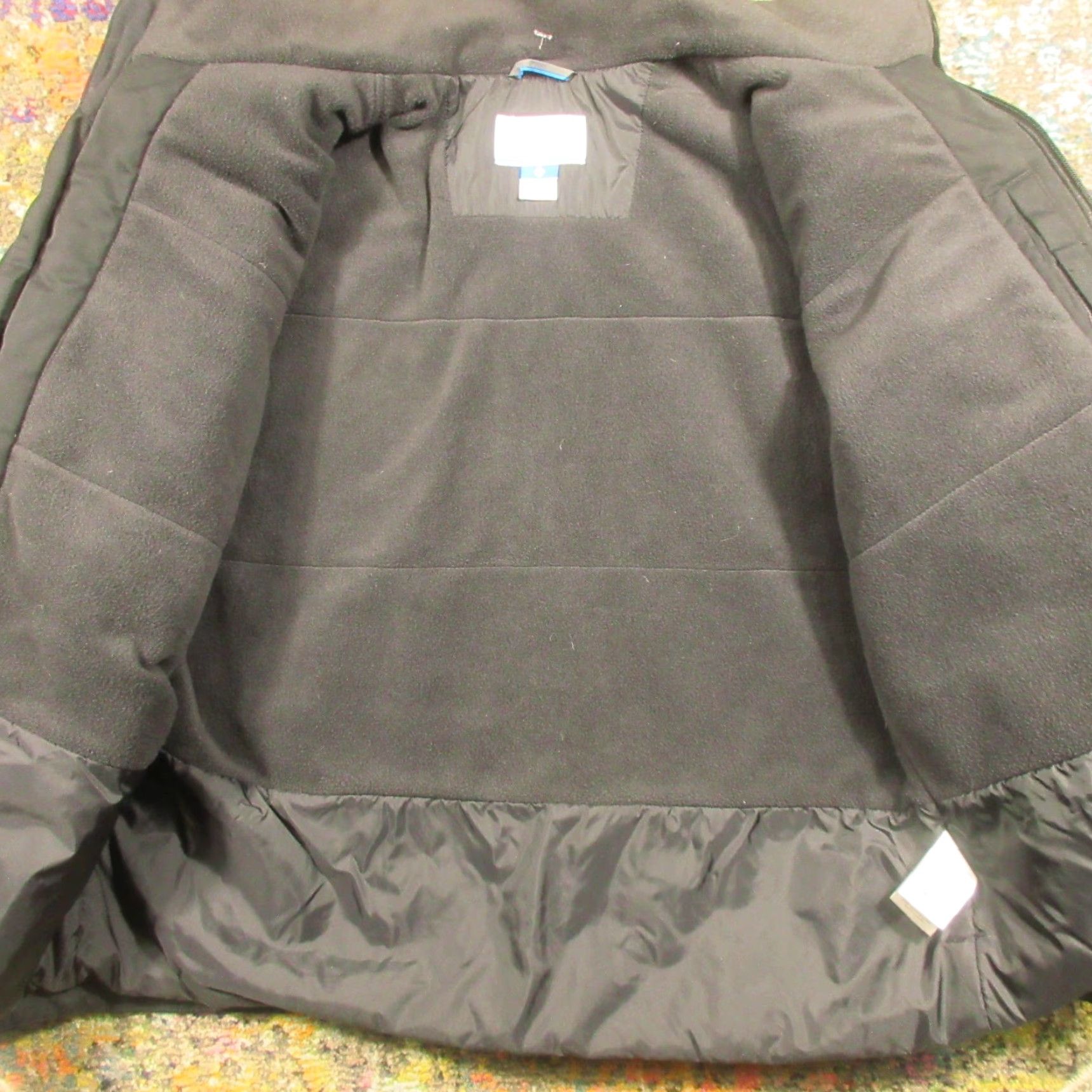 Vintage Columbia Jacket Mens XL Solid Black Insulated Fleece Lined Omni-Shield Windbreaker Waterproof Casual Winter Fall Spring EUC Size US XL / EU 56 / 4 - 7 Thumbnail