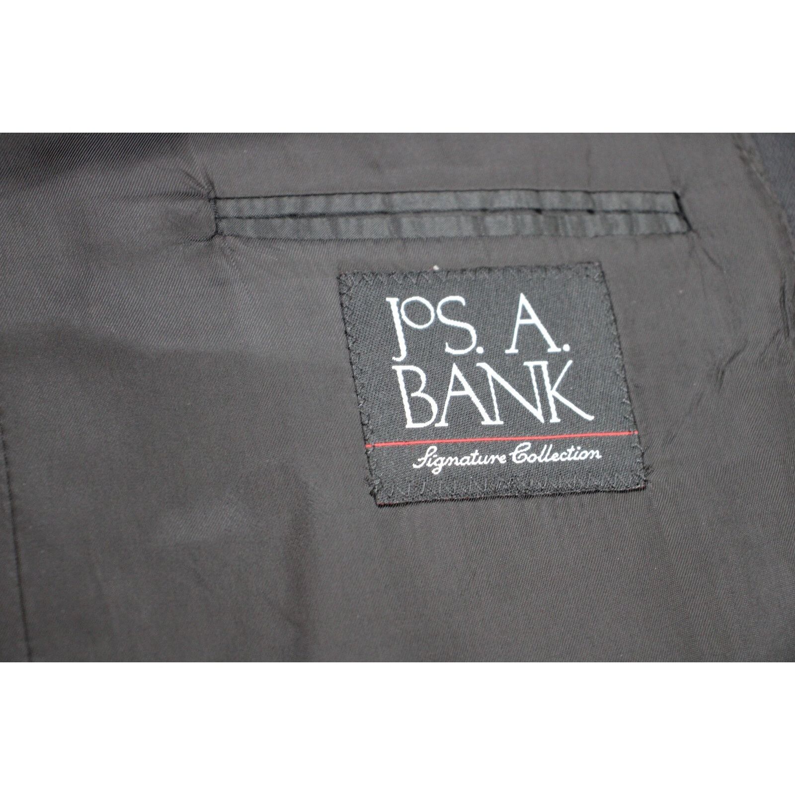 Jos. A. Bank Jos A Bank Blazer Men's 44R Black 100% Wool Single Breasted Size 44R - 4 Thumbnail