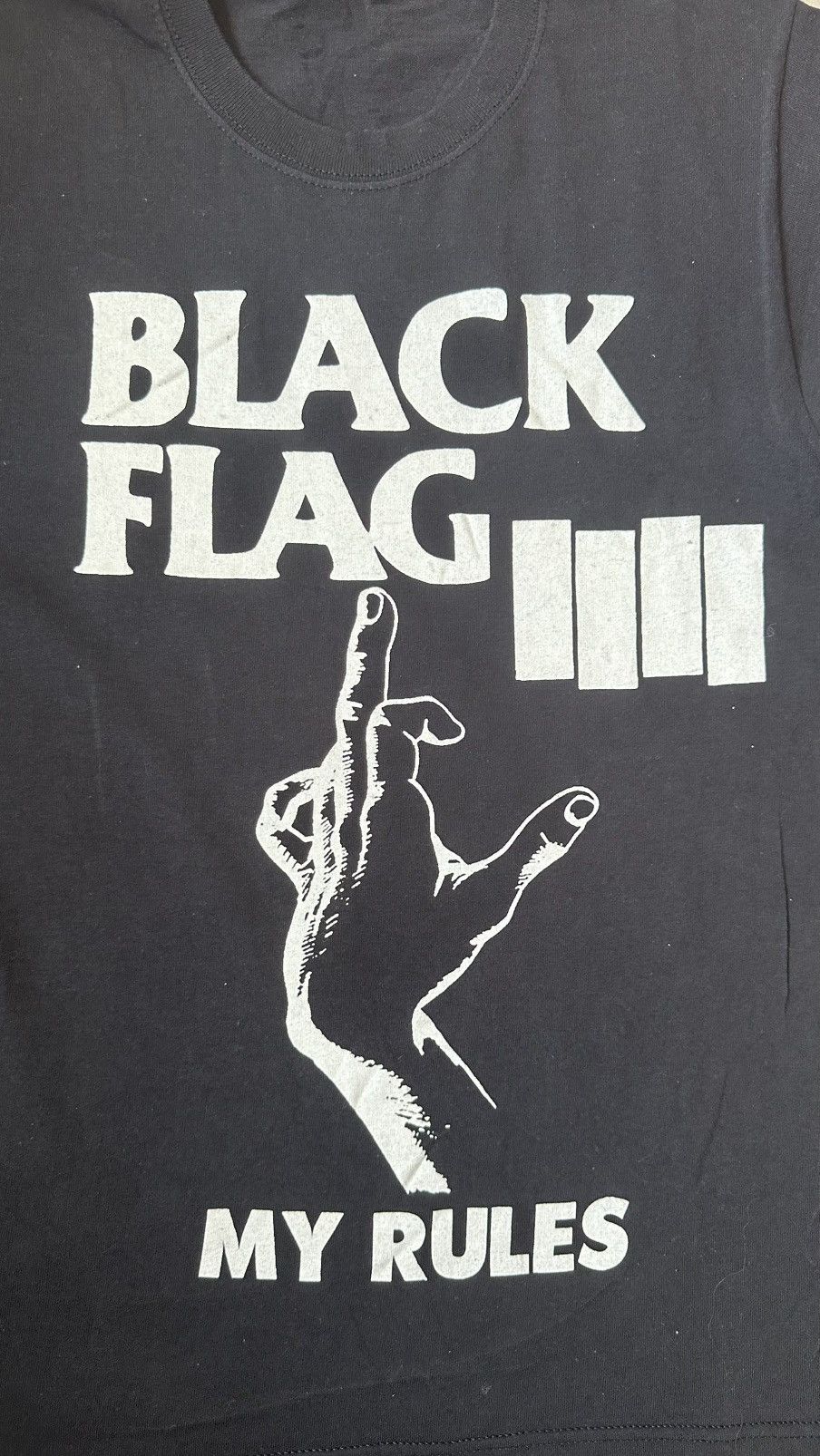 Vintage VINTAGE BLACK FLAG BAND TEE Size US S / EU 44-46 / 1 - 2 Thumbnail