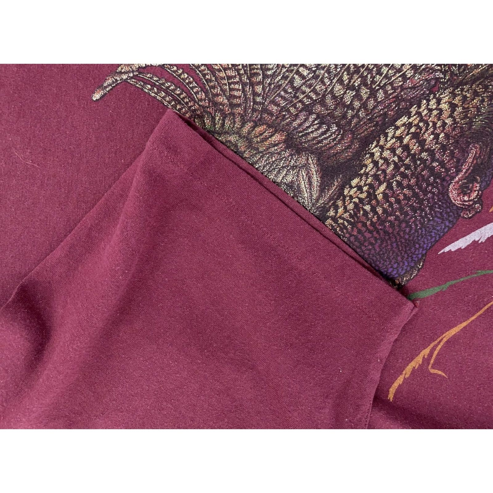 Jerzees VINTAGE Pheasant Shirt Mens L Burgundy Bird Hunting Nature Made USA 90s Shirt Mens L Burgundy Bird Hunting Nature Made USA 90s Size US L / EU 52-54 / 3 - 7 Thumbnail
