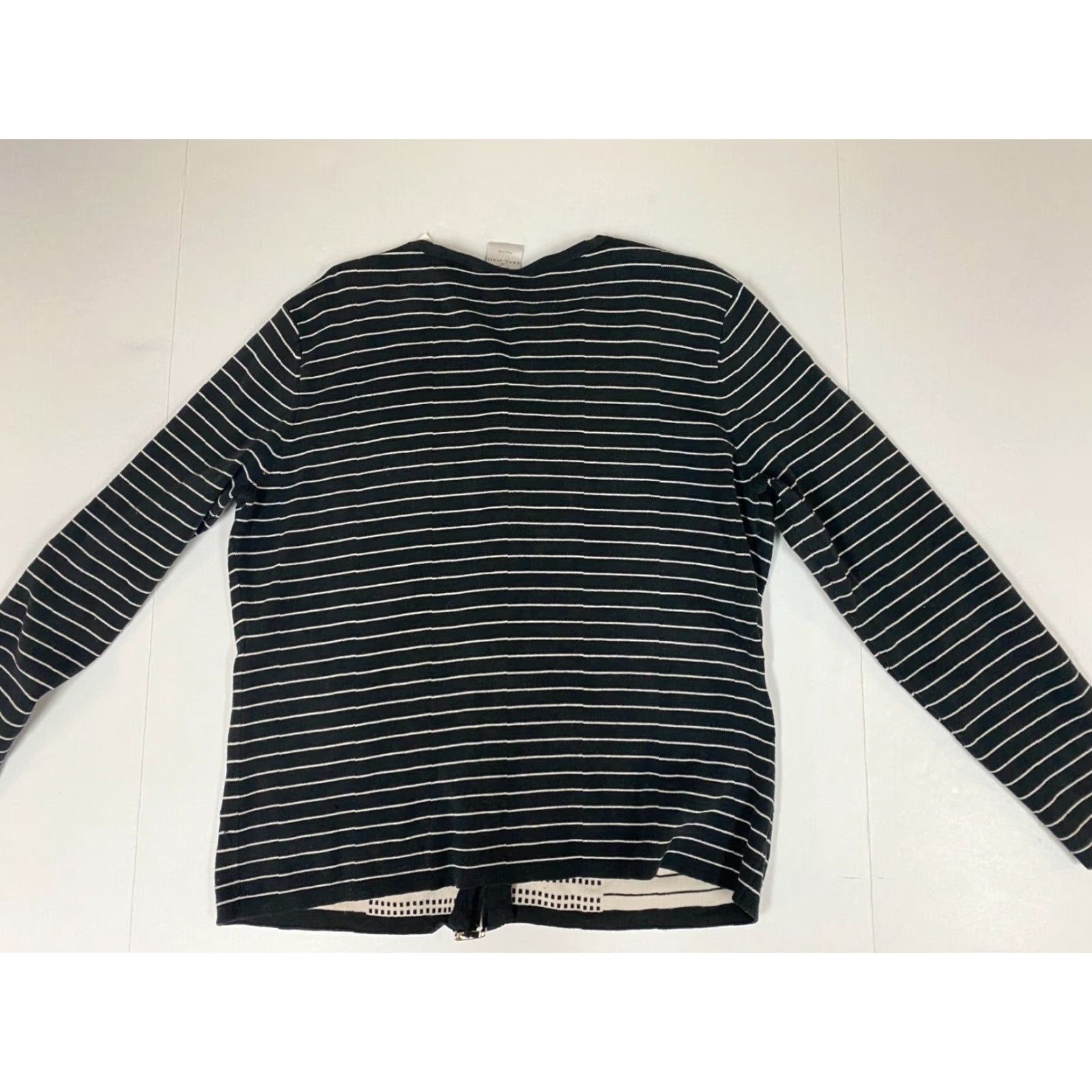 Vintage Emma James Womens Sweater Dolman Sleeve Crew Neck Pullover Petite Black Knit Size L / US 10 / IT 46 - 7 Thumbnail