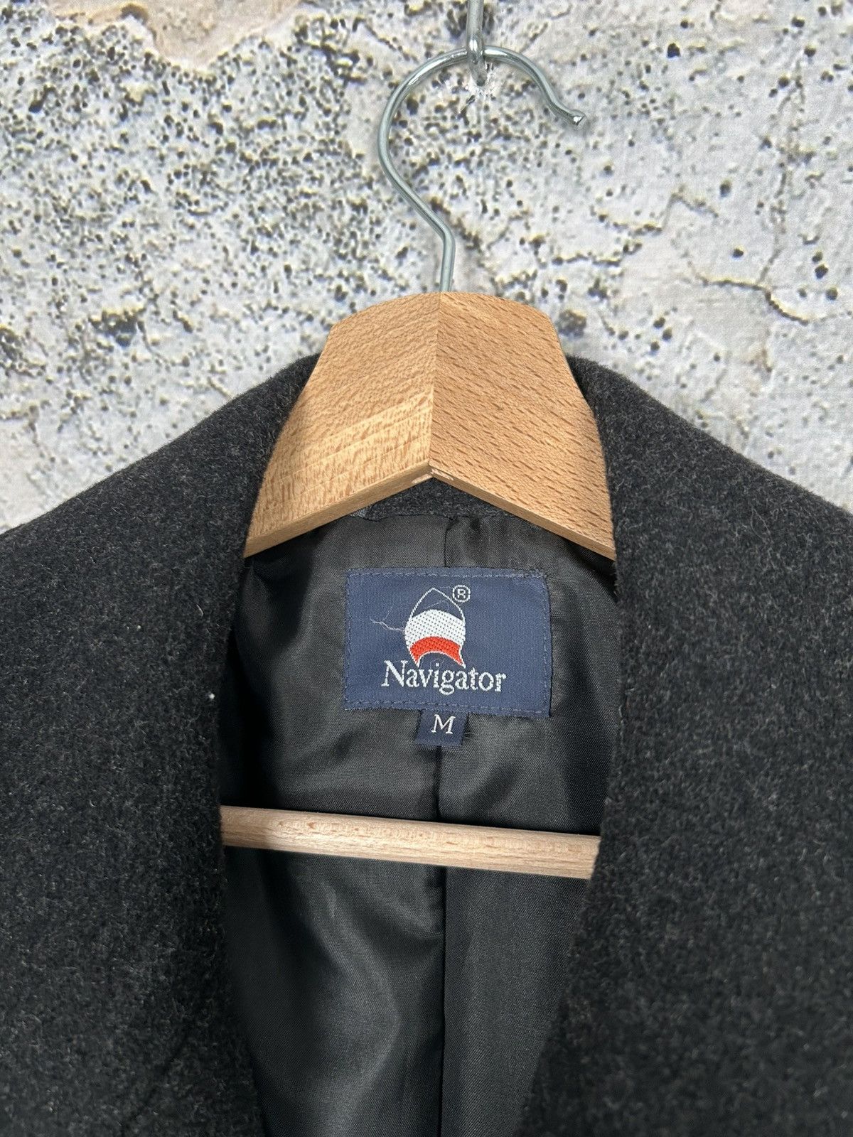 Other Navigator Wool Coat Jacket Avant Garde Vintage 90s Grunge Size US M / EU 48-50 / 2 - 4 Thumbnail