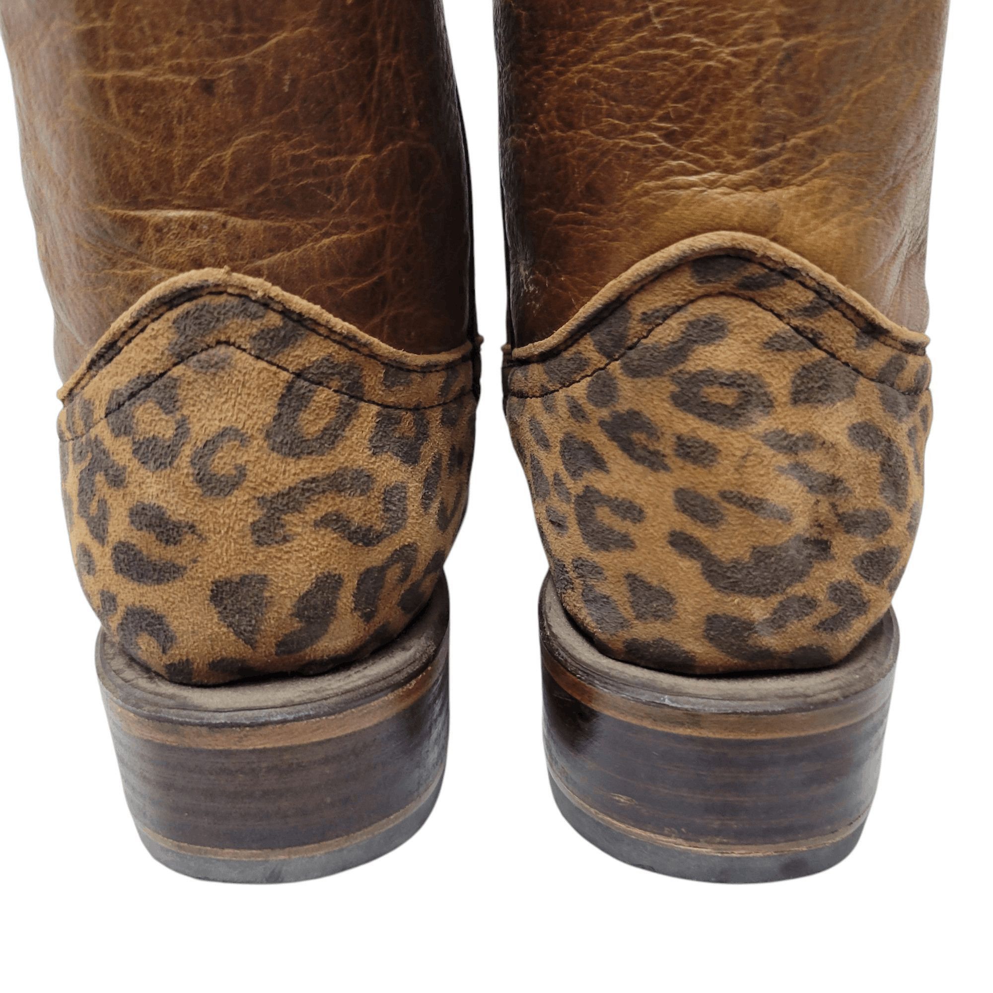 Other Circle G Leopard Print Leather Boots Size 3 Size US 5.5 / IT 35.5 - 7 Thumbnail